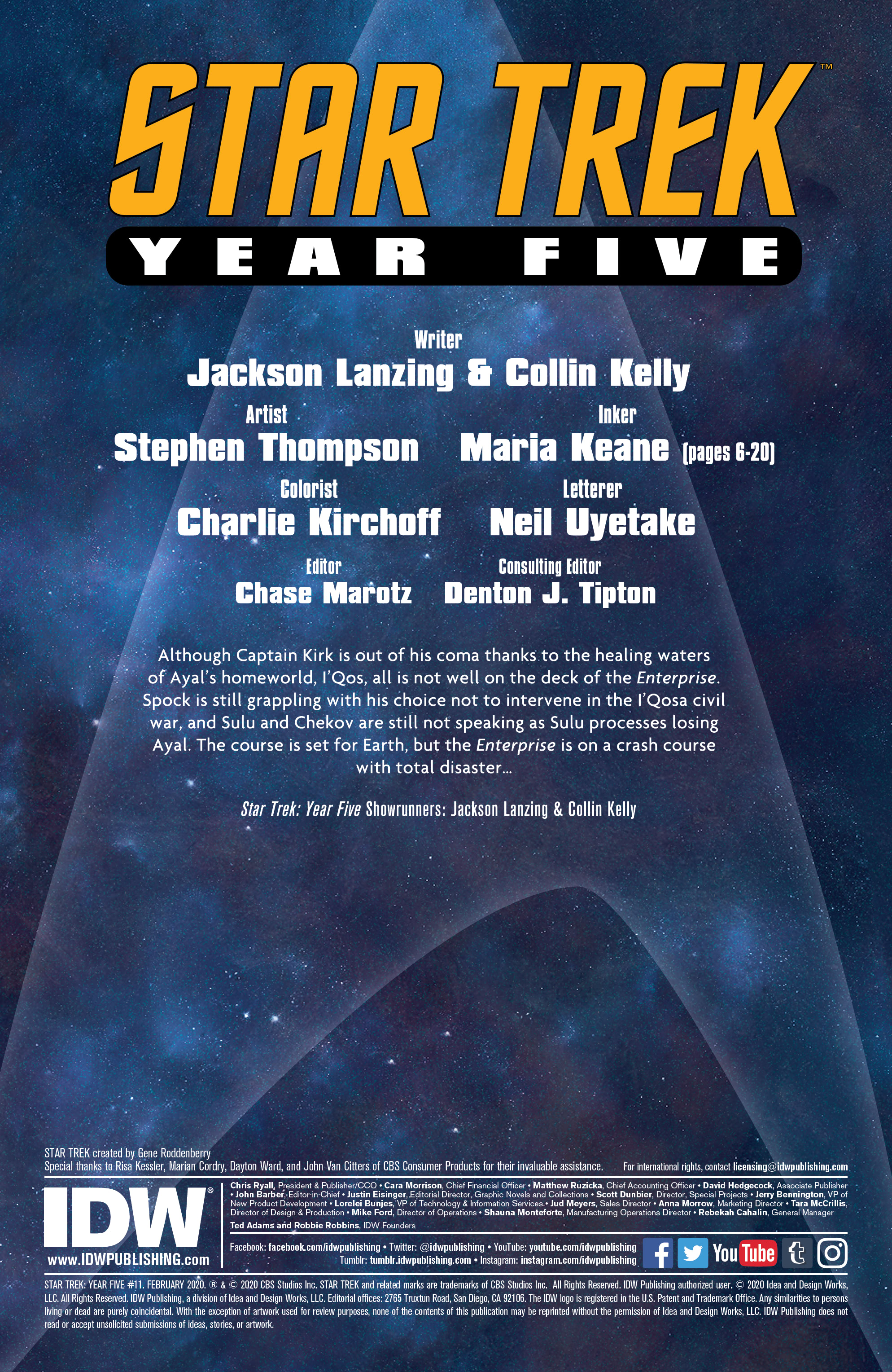Star Trek: Year Five (2019-): Chapter 11 - Page 2