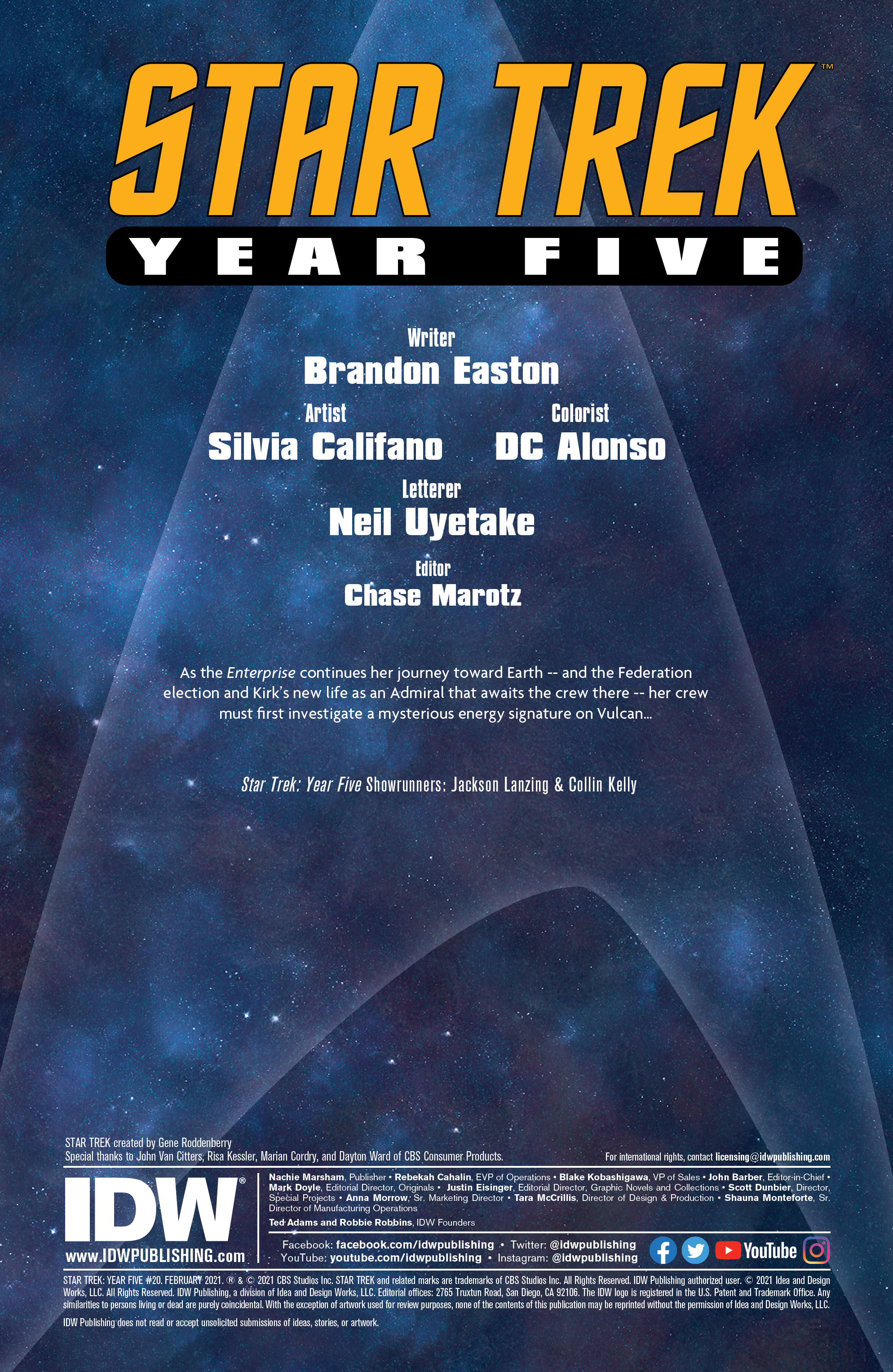 Star Trek: Year Five (2019-): Chapter 20 - Page 2