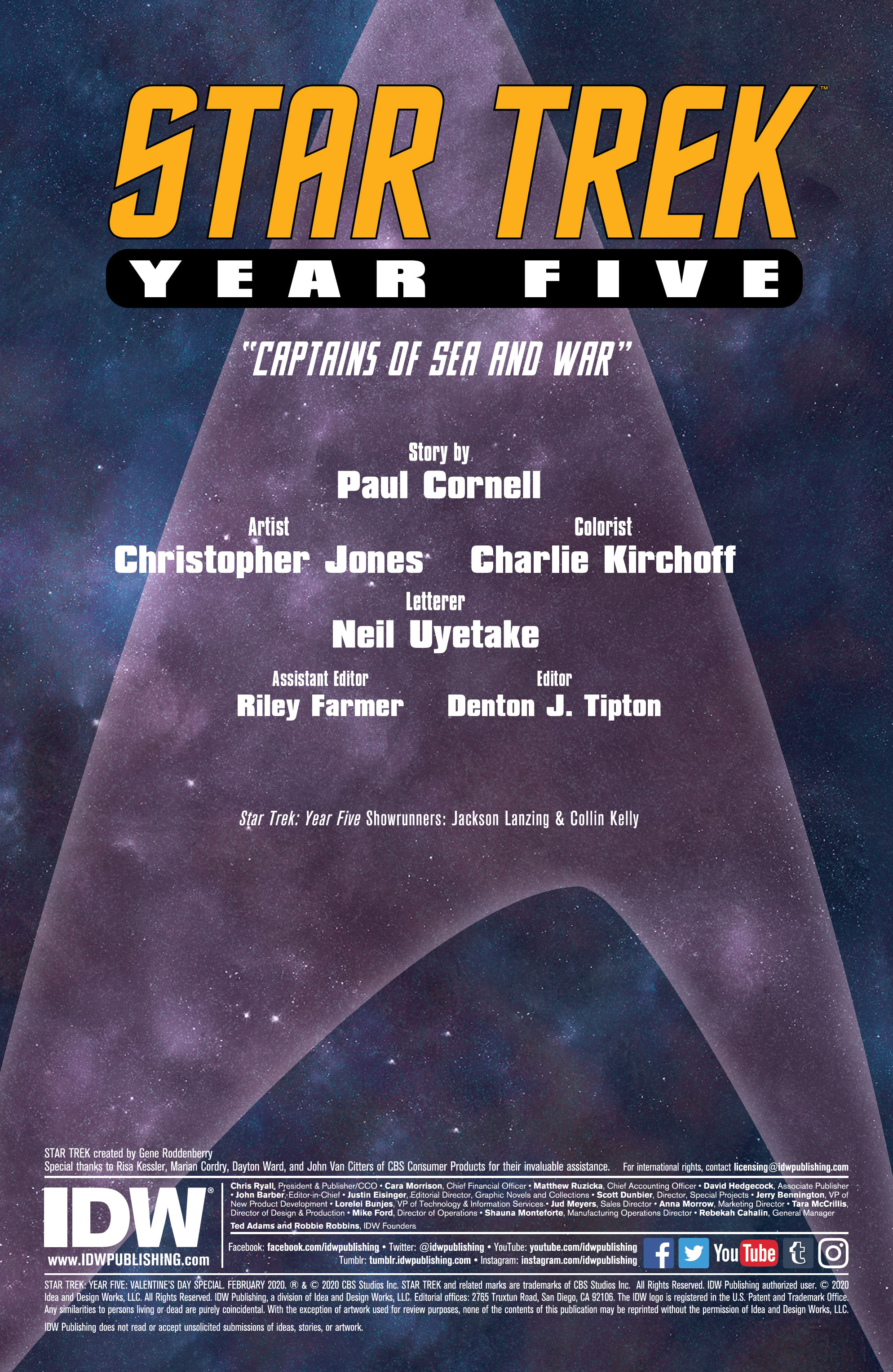 Star Trek: Year Five: Valentine’s Day Special (2020): Chapter 1 - Page 2