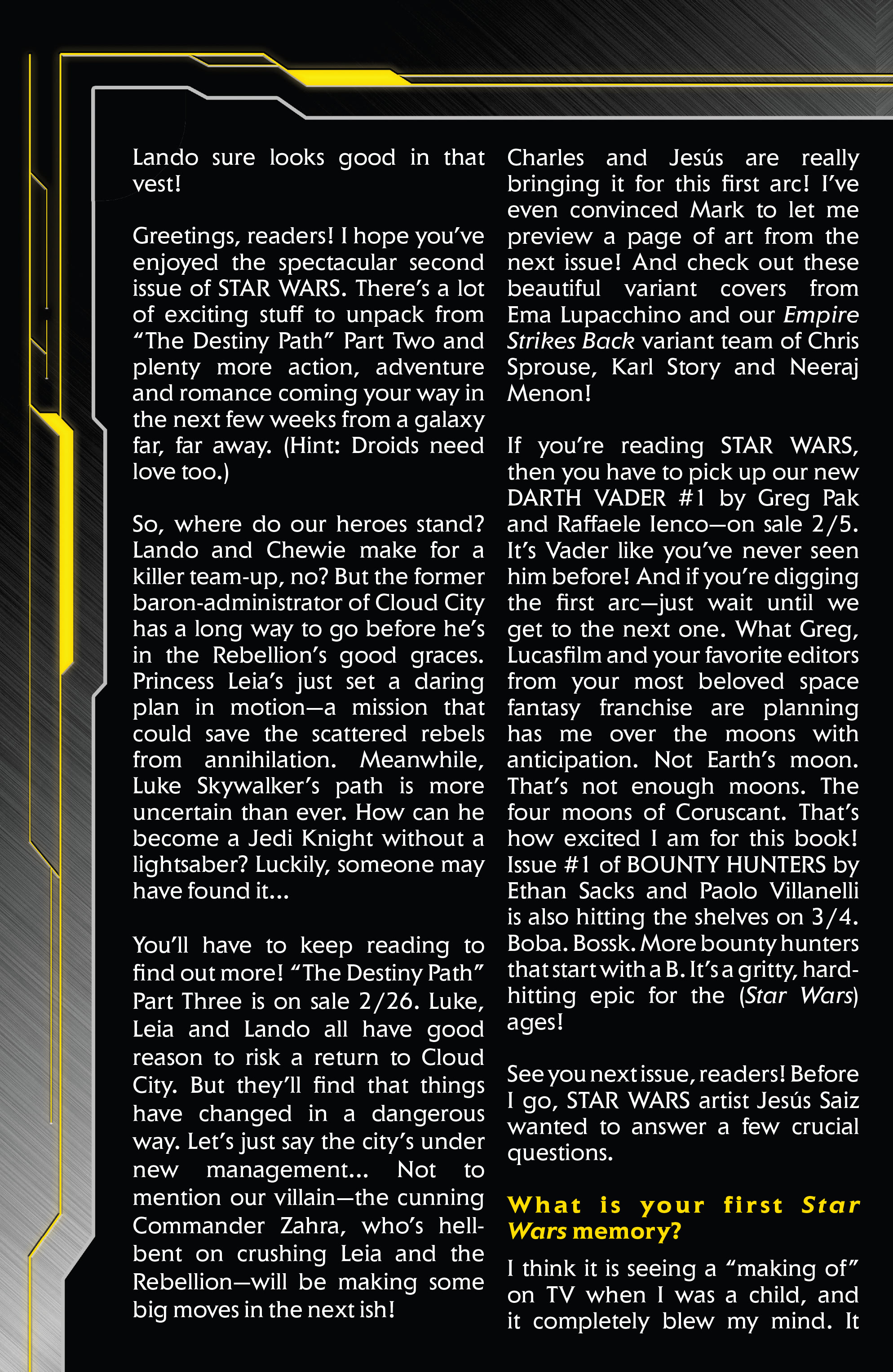 Star Wars (2020-) Chapter 2 - Page 1