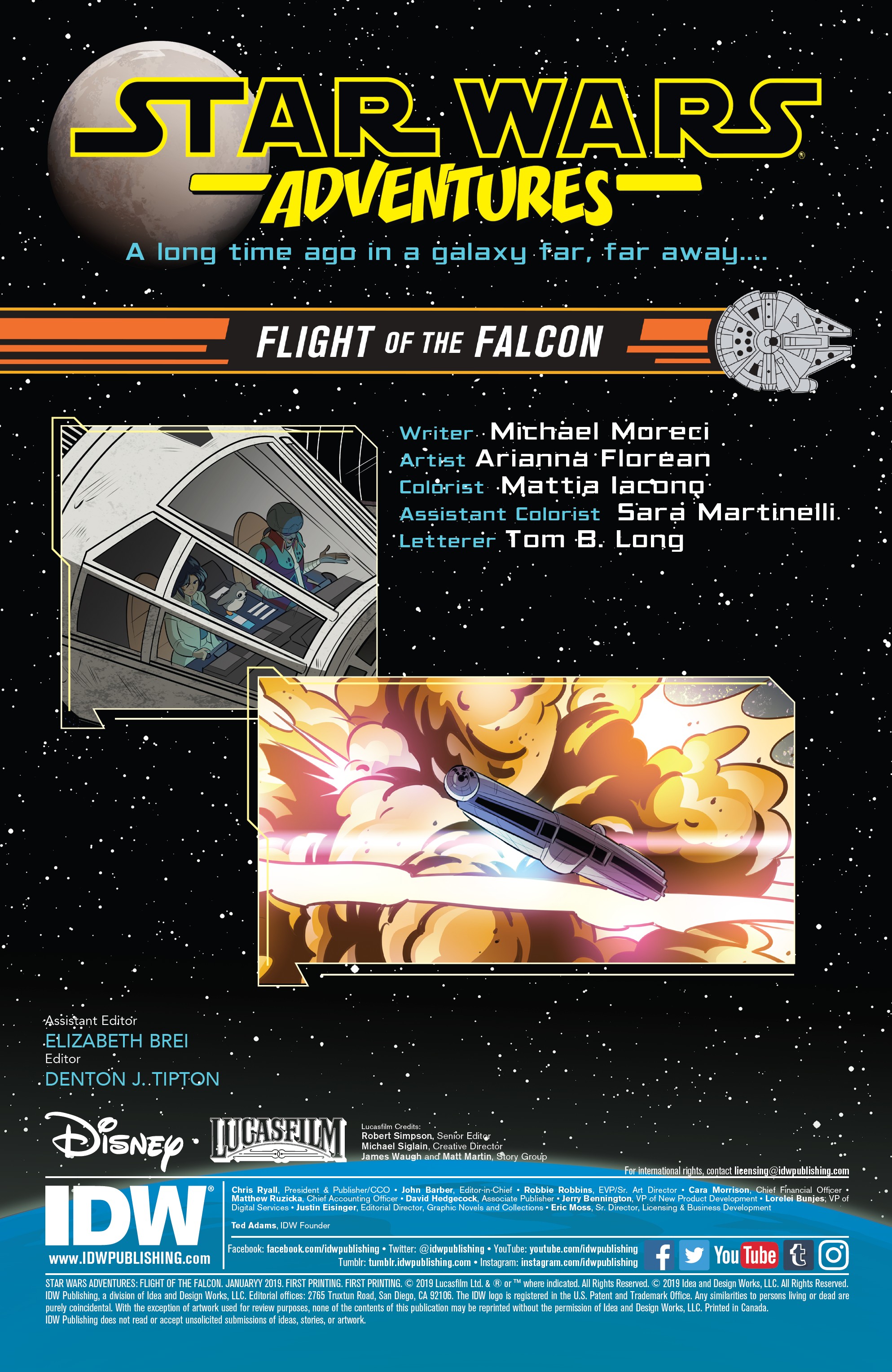 Star Wars Adventures: Flight of the Falcon (2019): Chapter 1 - Page 2