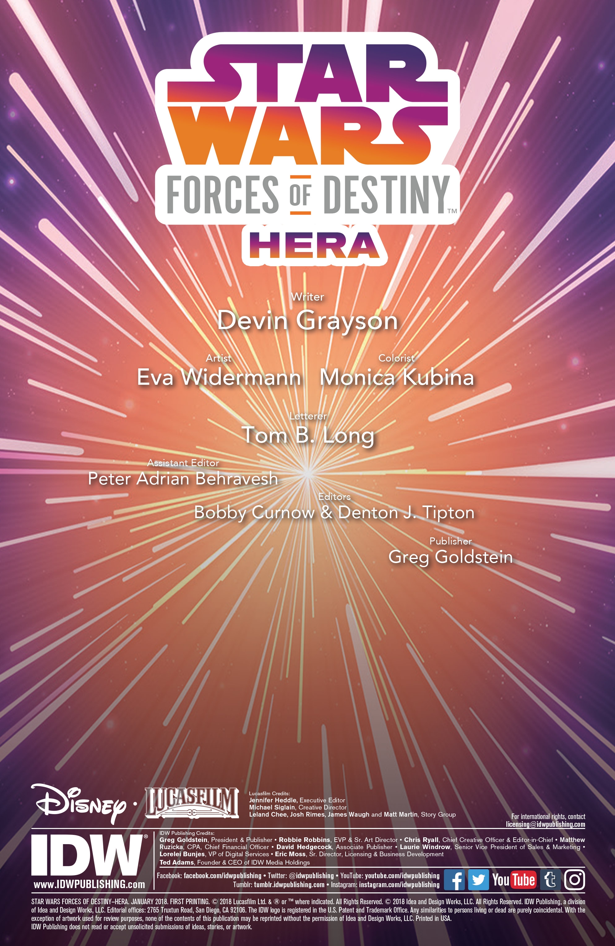 Star Wars Adventures: Forces Of Destiny-Hera (2018): Chapter 1 - Page 2