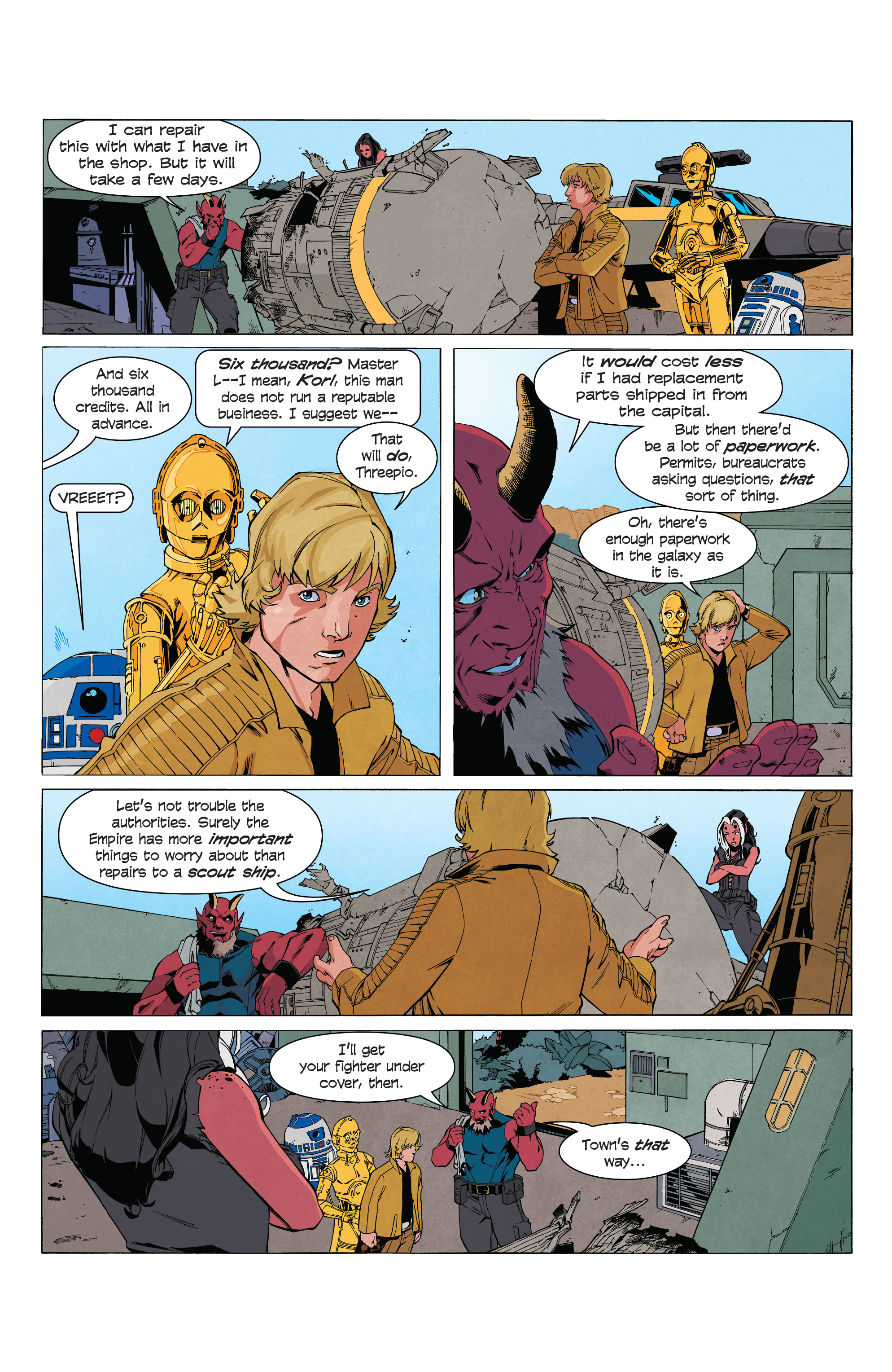 Star Wars Adventures: Weapon of a Jedi (2021): Chapter 1 - Page 22