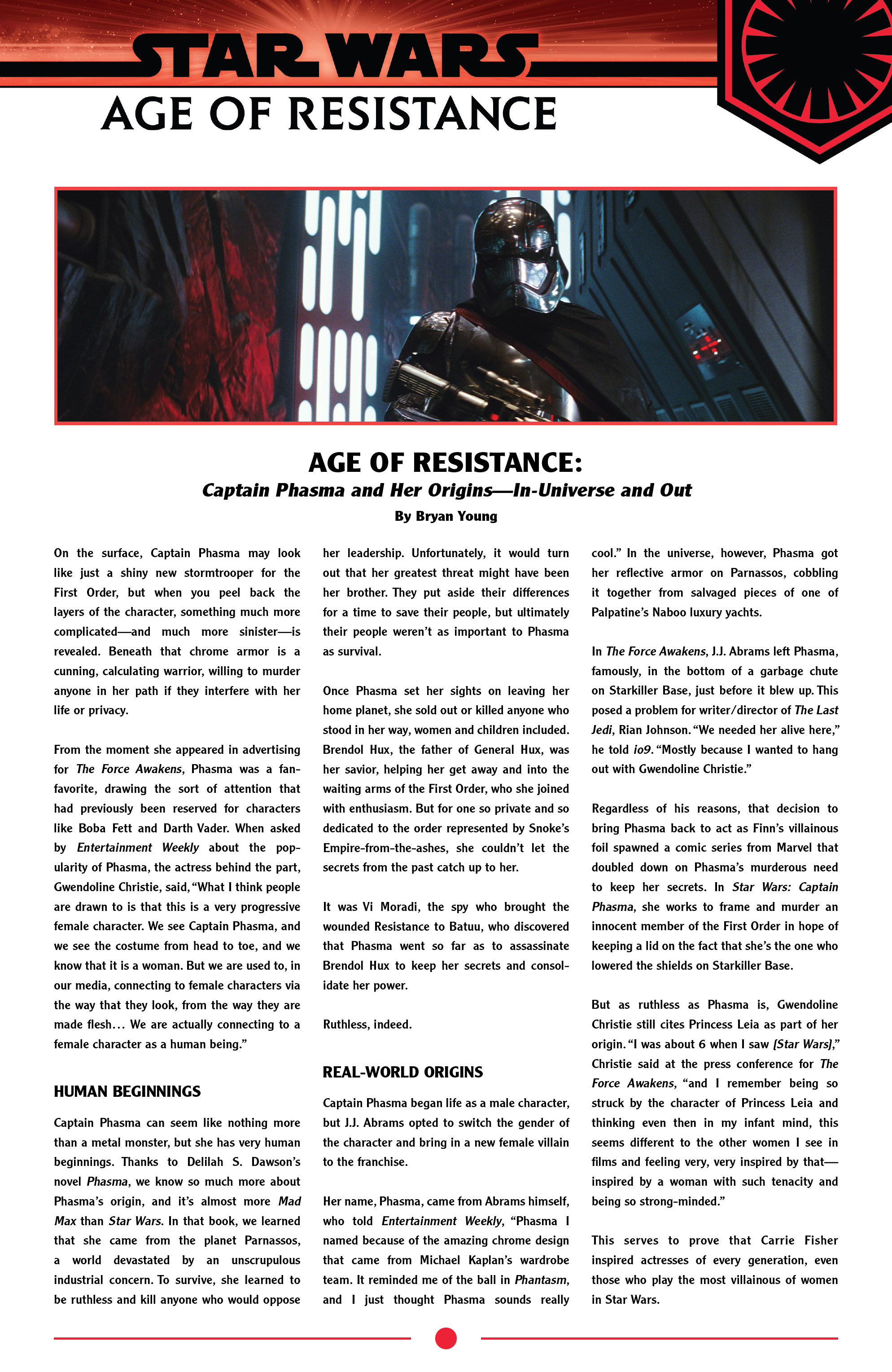 Star Wars: Age Of Resistance - Captain Phasma (2019) issue 1 - Page 22