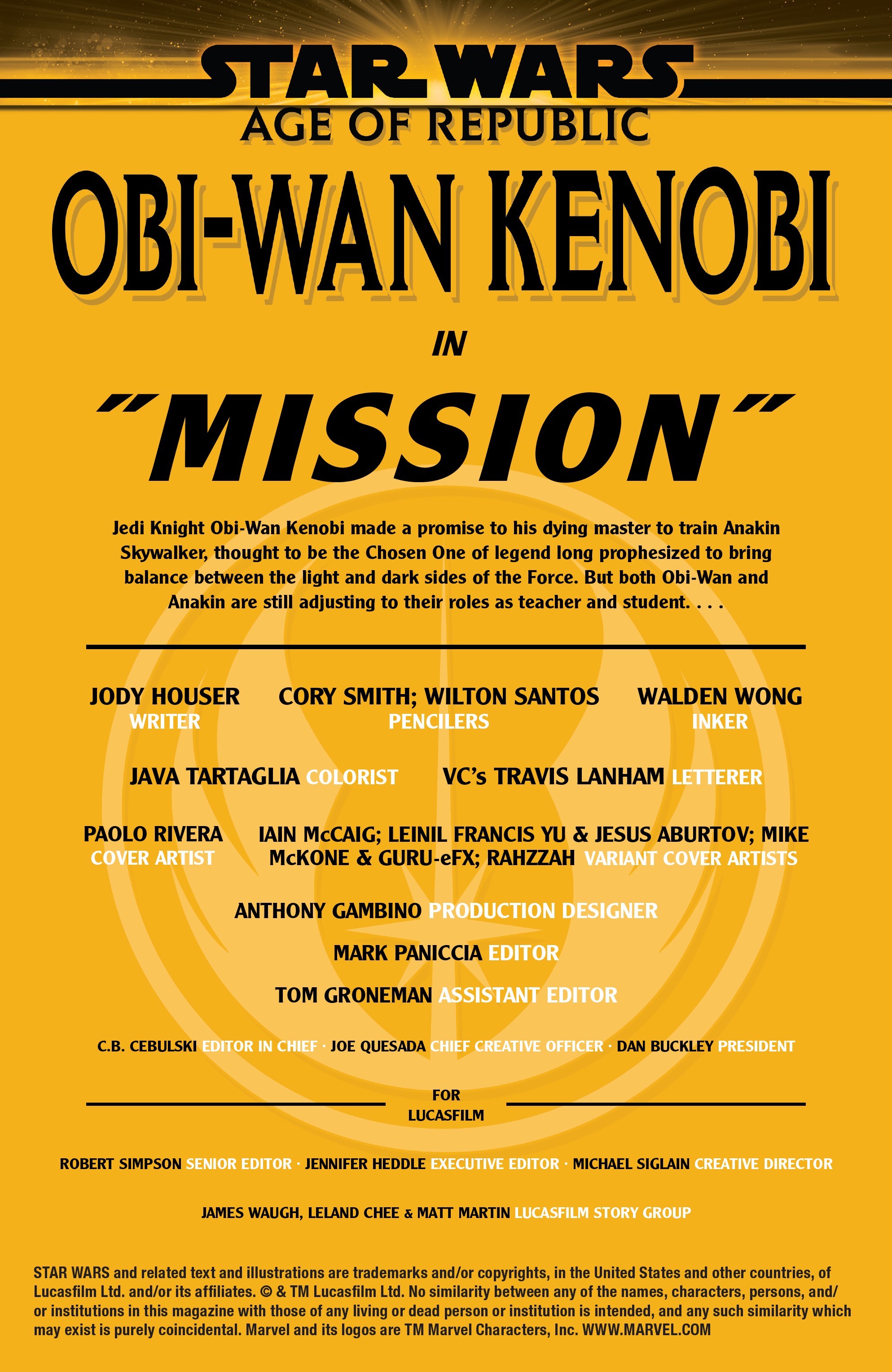 Star Wars: Age Of The Republic - Obi-Wan Kenobi (2019-): Chapter 1 - Page 2