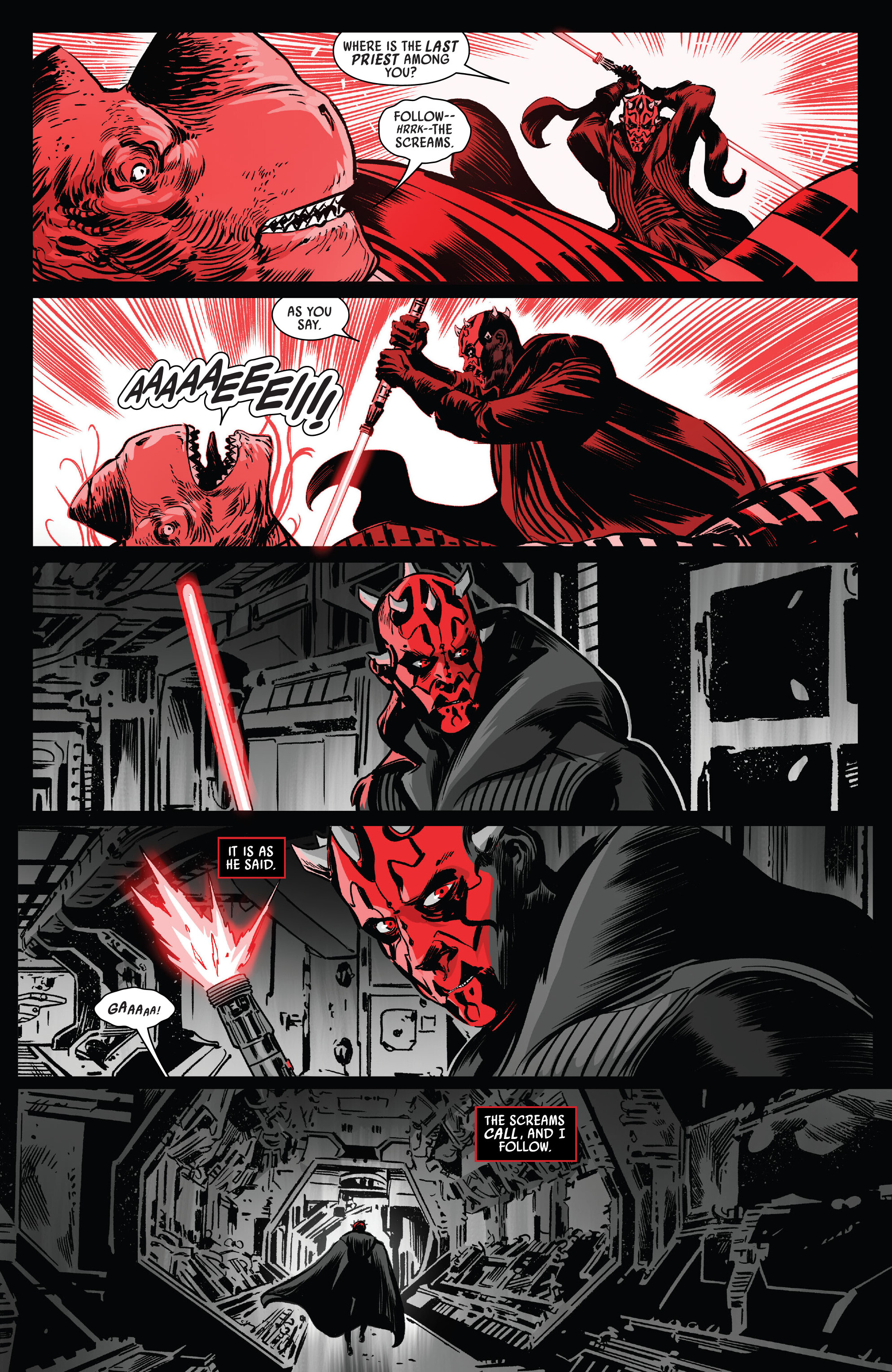 Star Wars: Darth Maul - Black, White & Red (2024-) issue 1 - Page 22