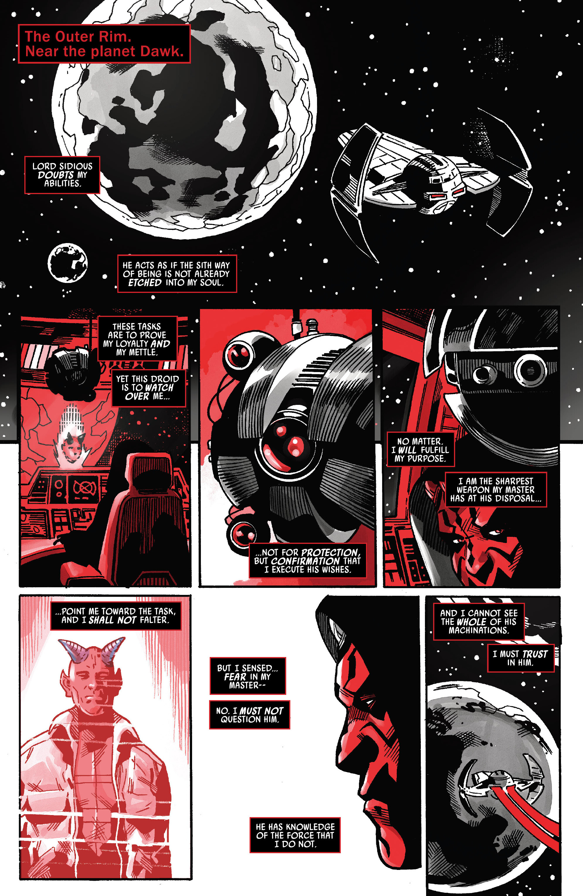 Star Wars: Darth Maul - Black, White & Red (2024-) issue 3 - Page 6