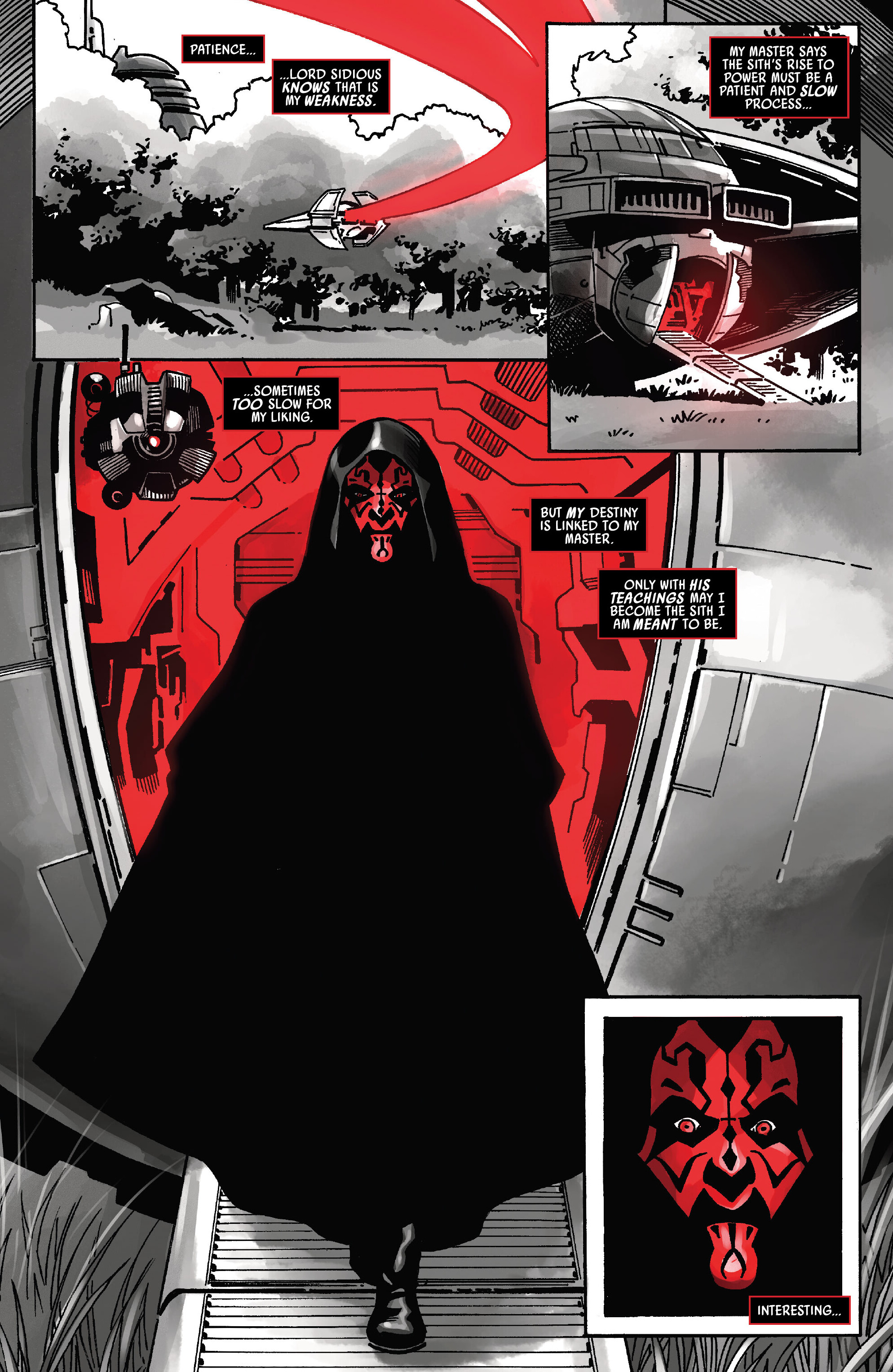 Star Wars: Darth Maul - Black, White & Red (2024-) issue 3 - Page 9