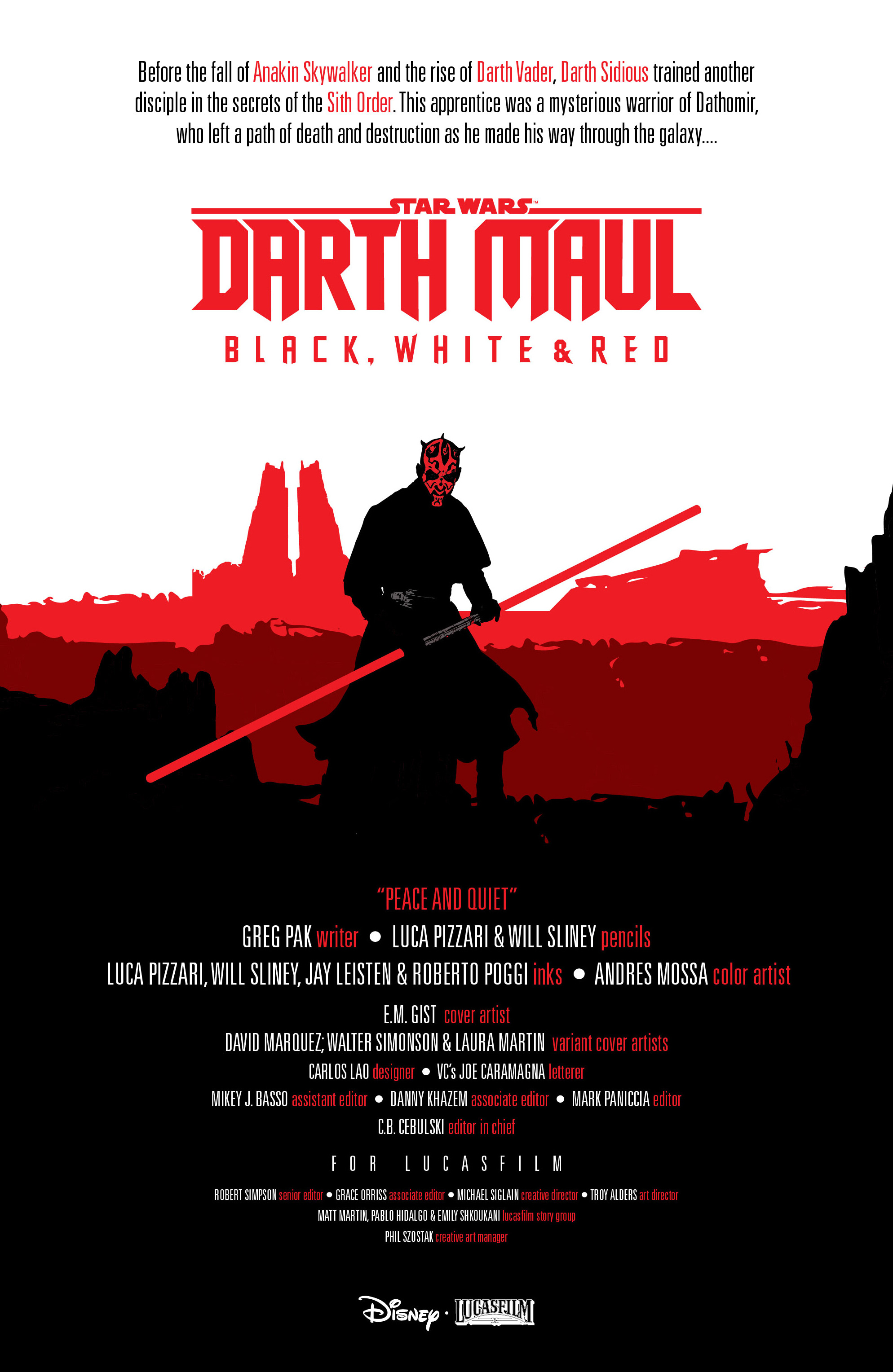 Star Wars: Darth Maul - Black, White & Red (2024-) issue 4 - Page 2