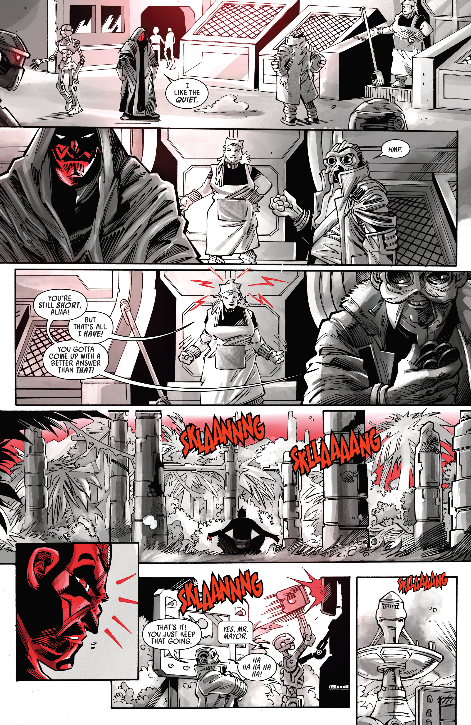 Star Wars: Darth Maul - Black, White & Red (2024-) issue 4 - Page 9