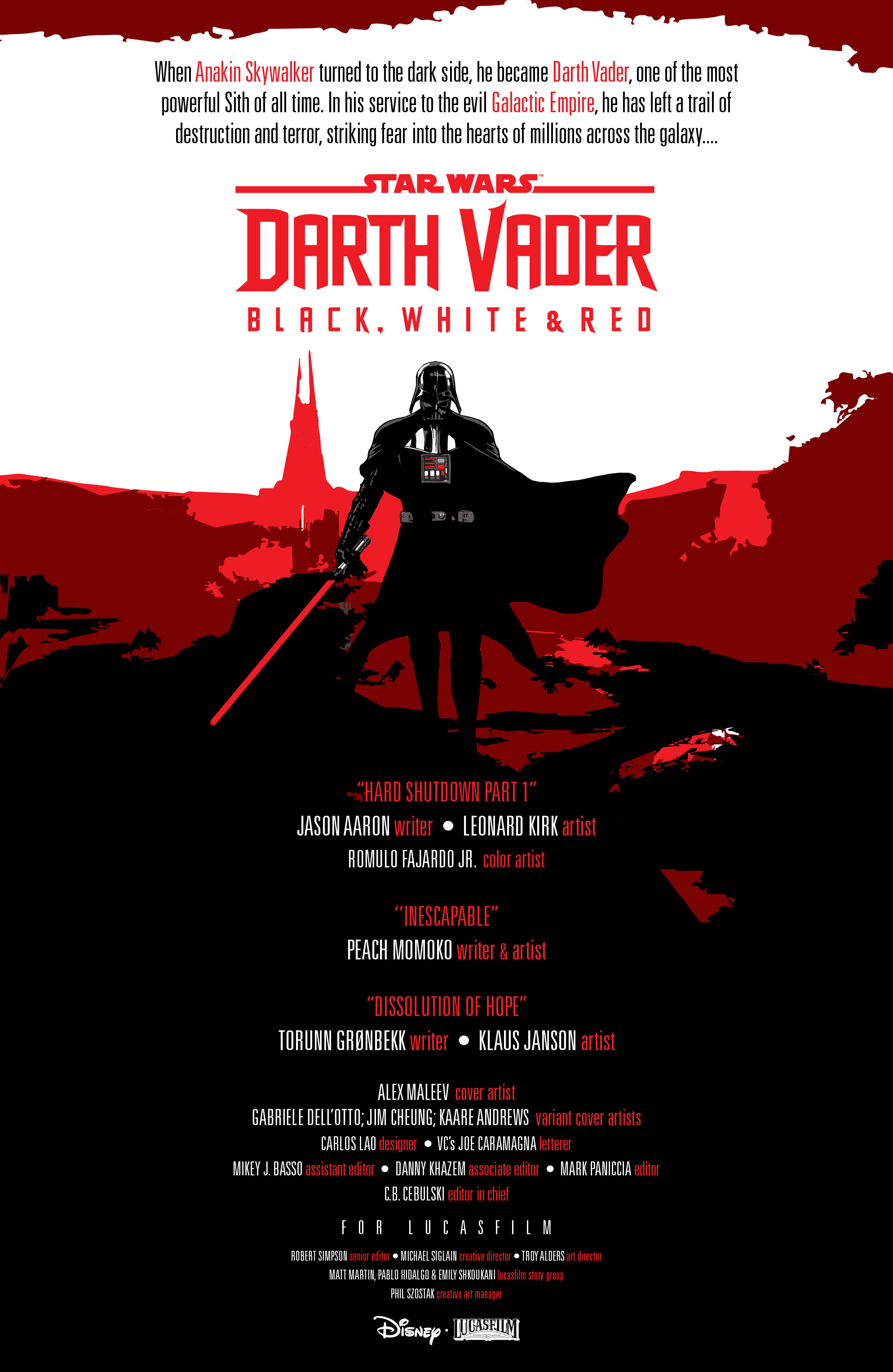Star Wars: Darth Vader - Black, White & Red (2023-): Chapter 1 - Page 2