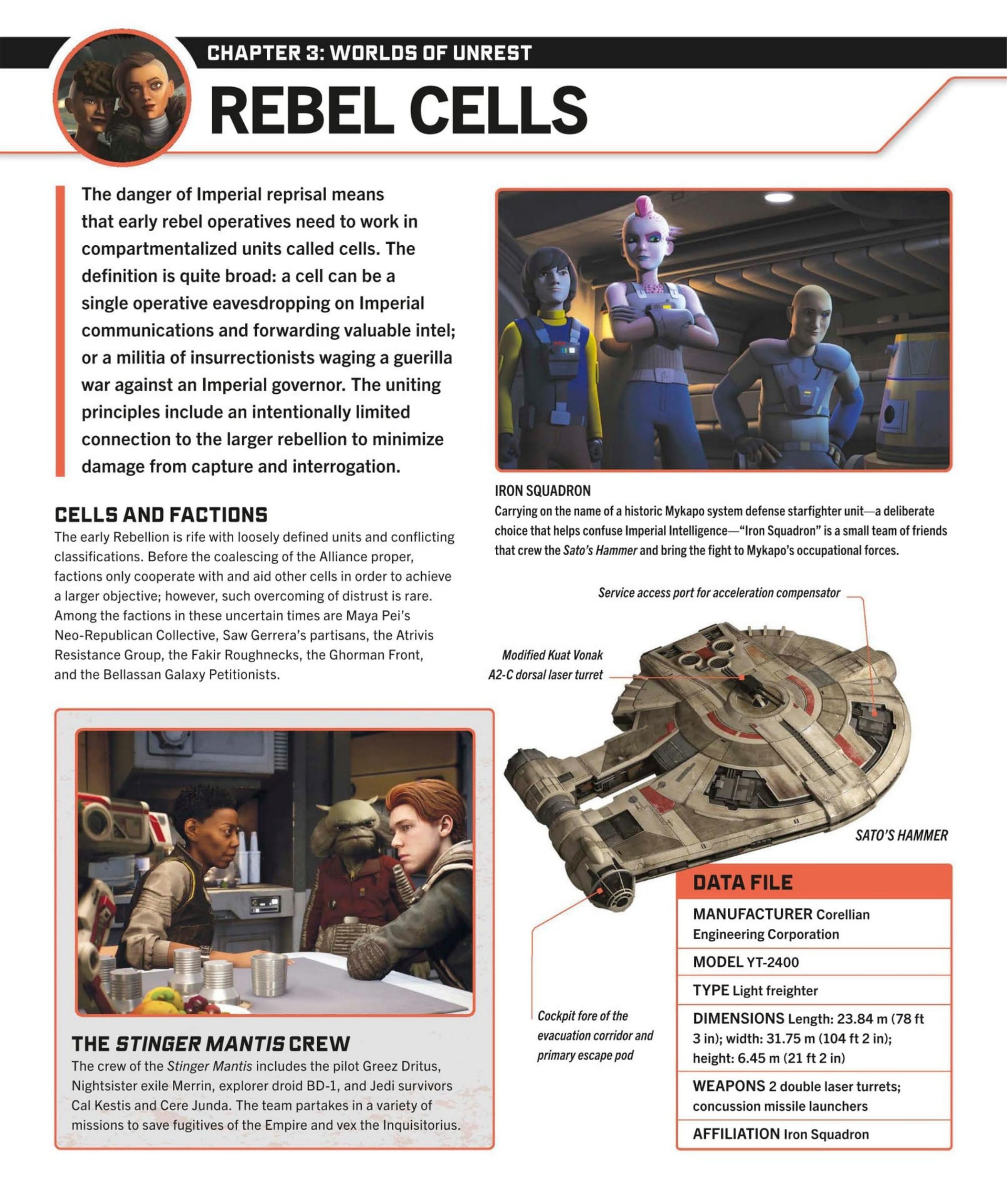 Star Wars Dawn of Rebellion The Visual Guide (2023) issue 1 - Page 84