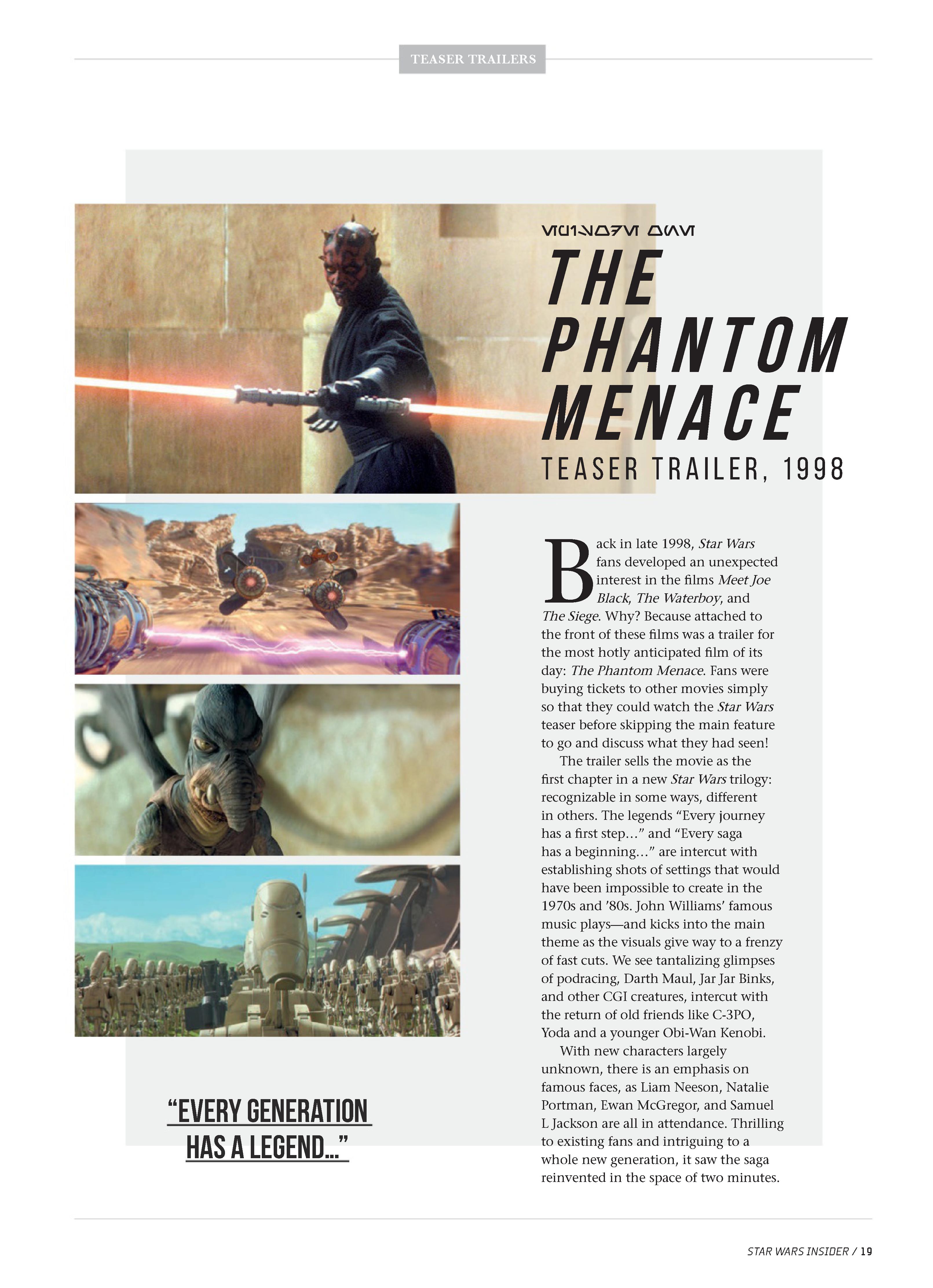 Star Wars Insider 2020 Special Edition issue 1 - Page 19