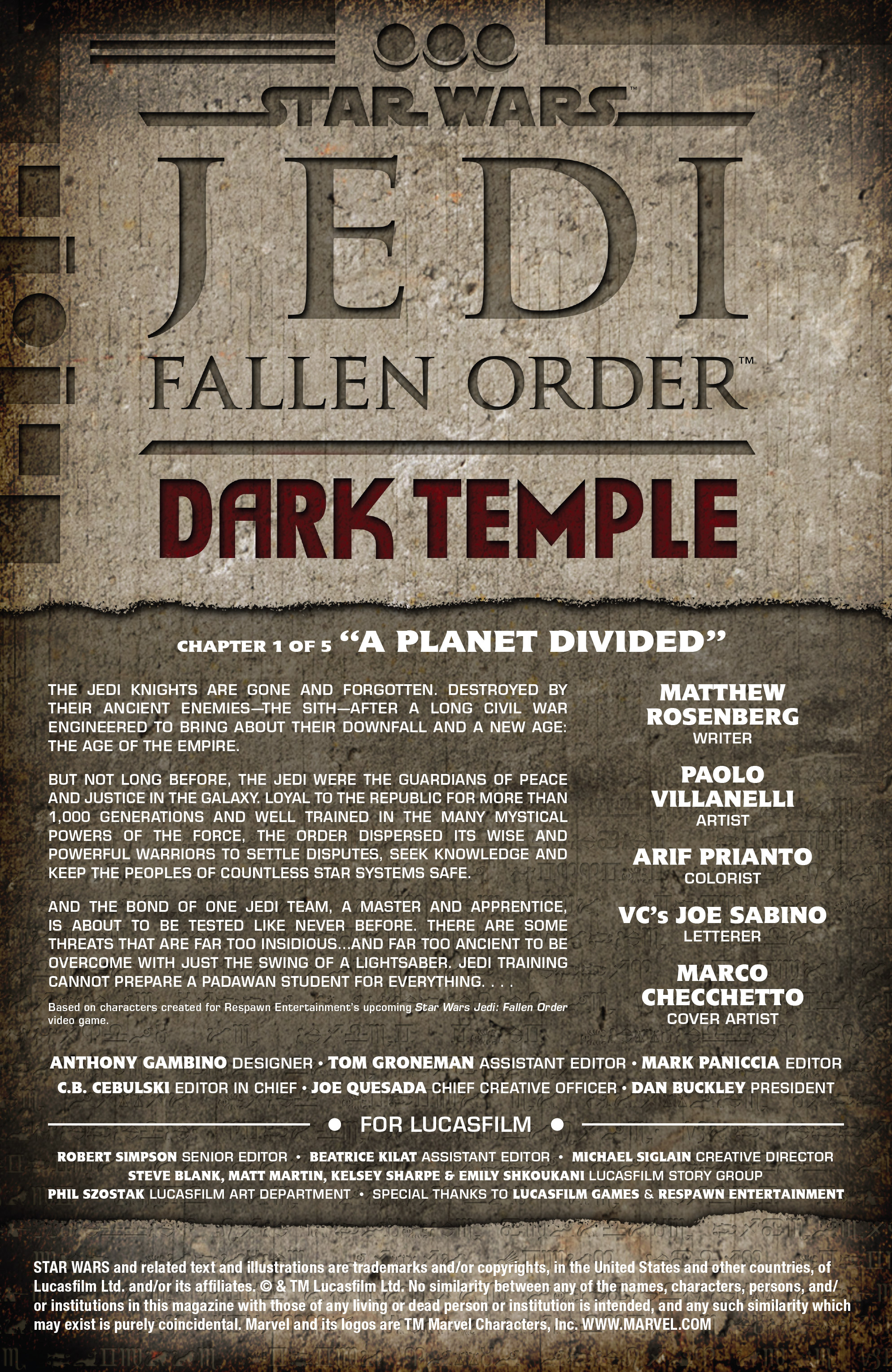 Star Wars: Jedi Fallen Order–Dark Temple (2019-): Chapter 1 - Page 6