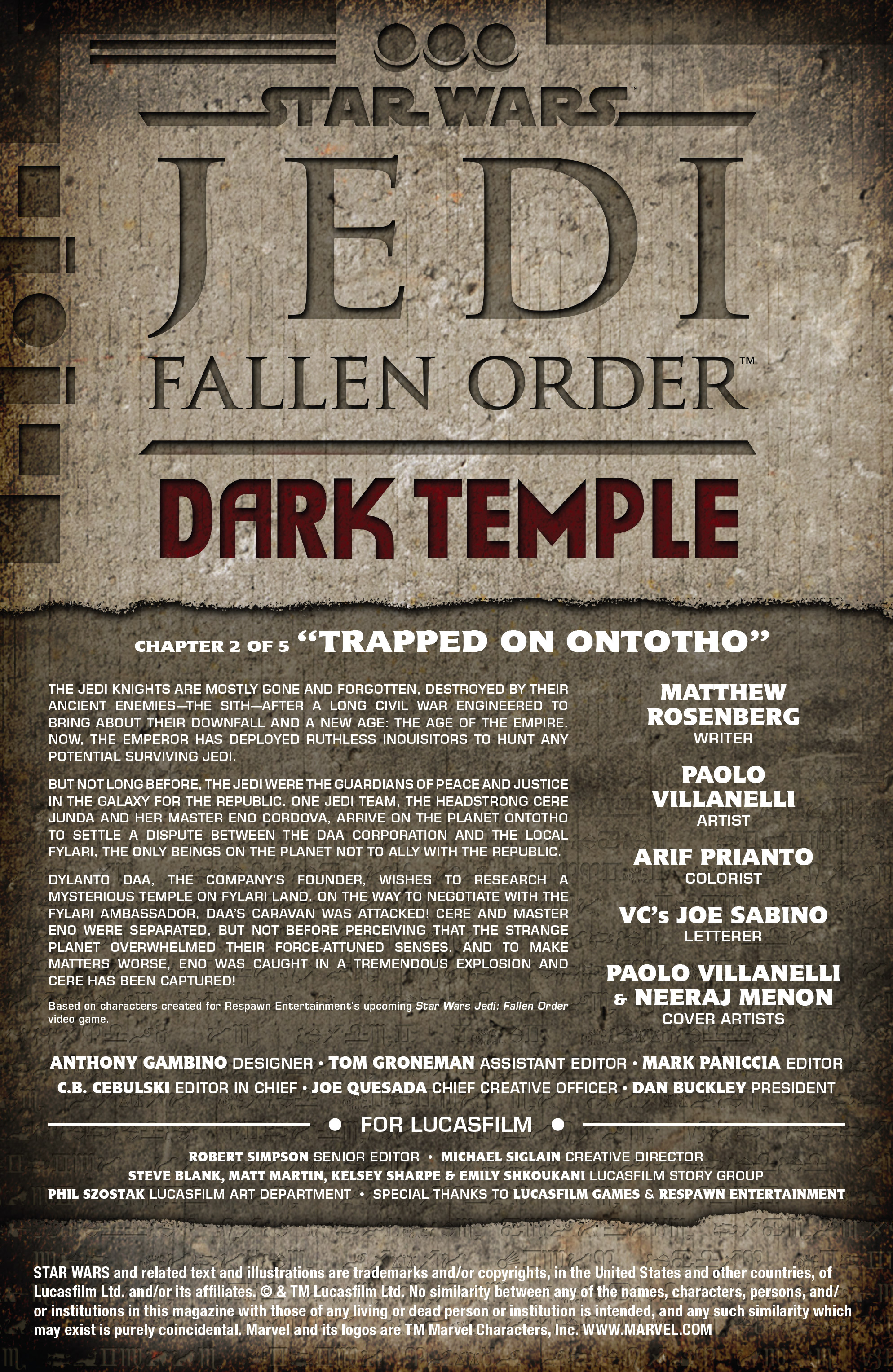Star Wars: Jedi Fallen Order–Dark Temple (2019-): Chapter 2 - Page 2