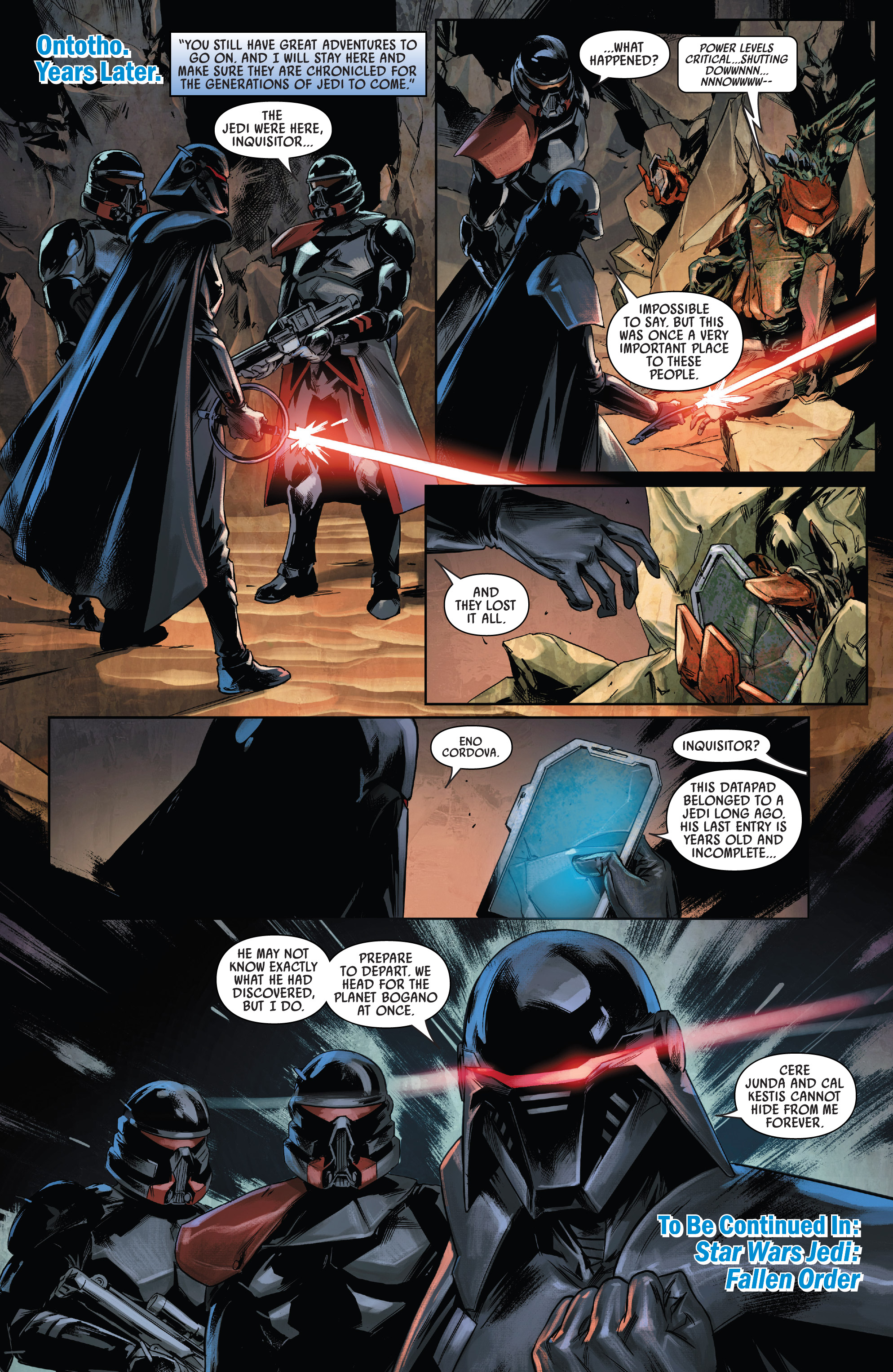 Star Wars: Jedi Fallen Order–Dark Temple (2019-) issue 5 - Page 22