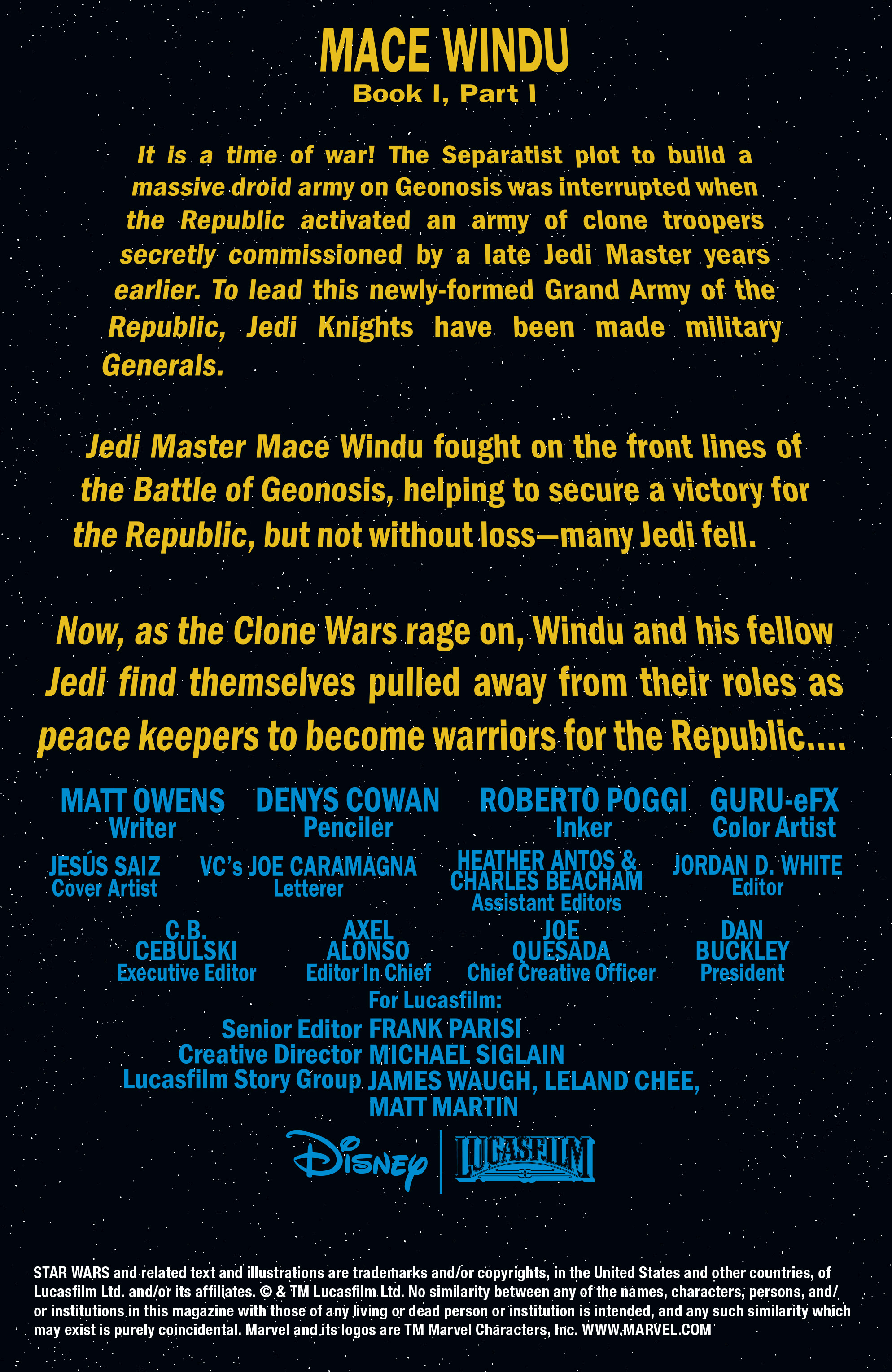 Star Wars: Jedi of the Republic - Mace Windu (2017): Chapter 1 - Page 2