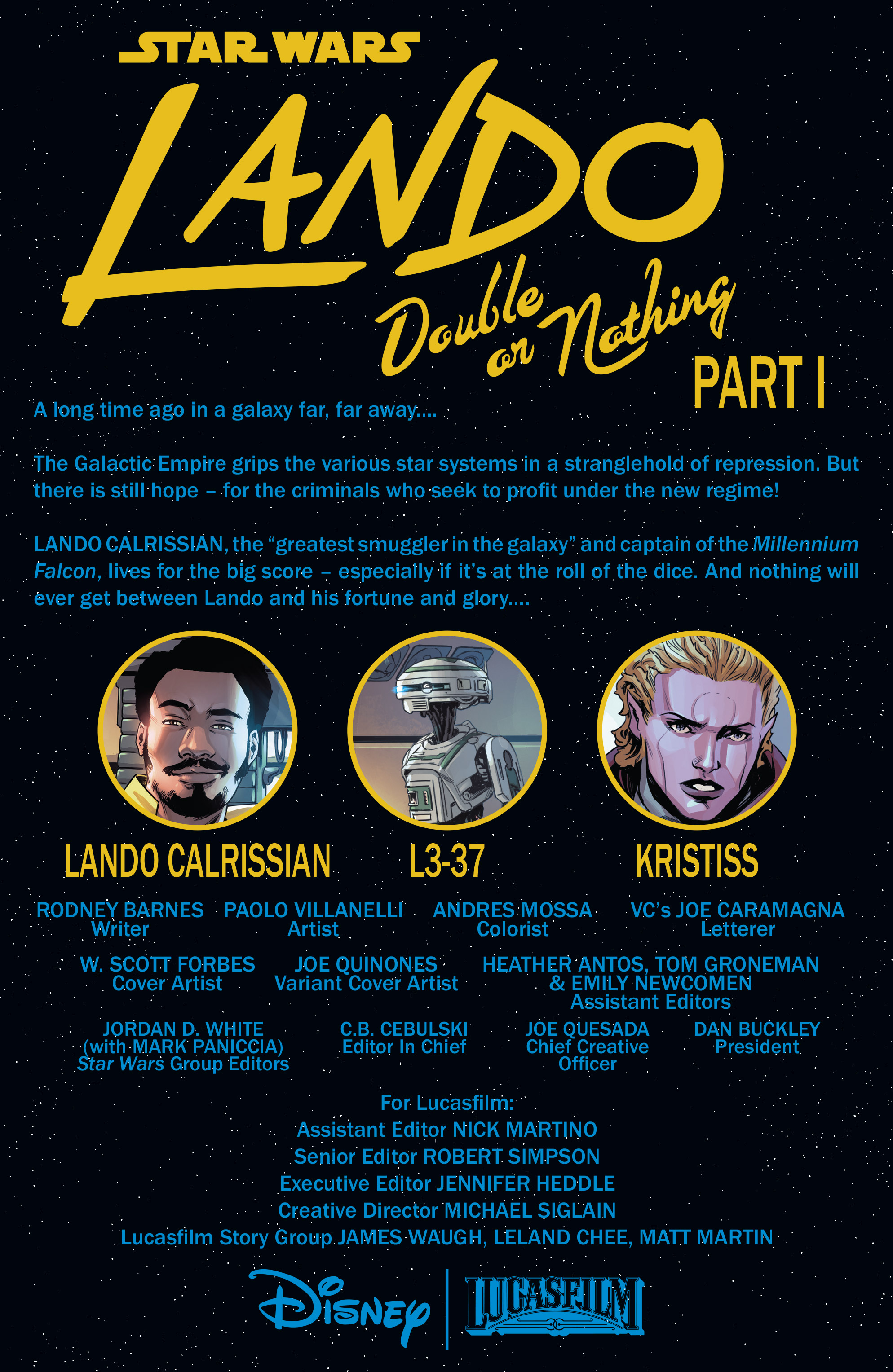 Star Wars: Lando - Double Or Nothing (2018): Chapter 1 - Page 2
