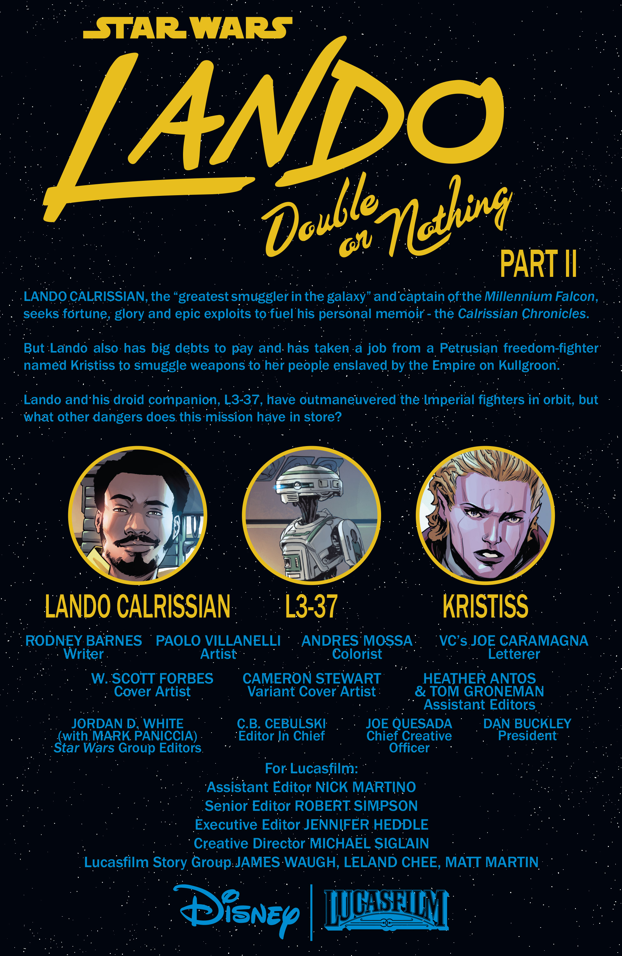 Star Wars: Lando - Double Or Nothing (2018): Chapter 2 - Page 2