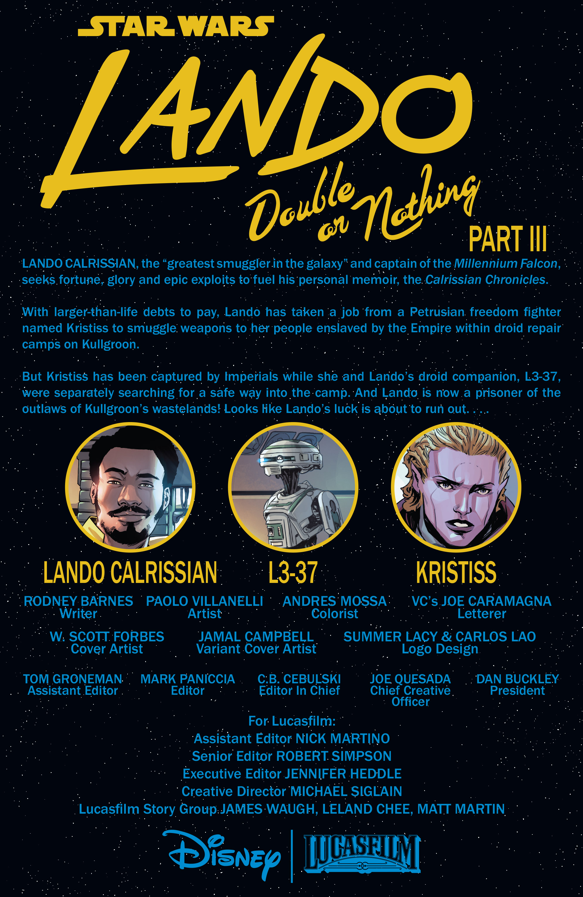 Star Wars: Lando - Double Or Nothing (2018): Chapter 3 - Page 2