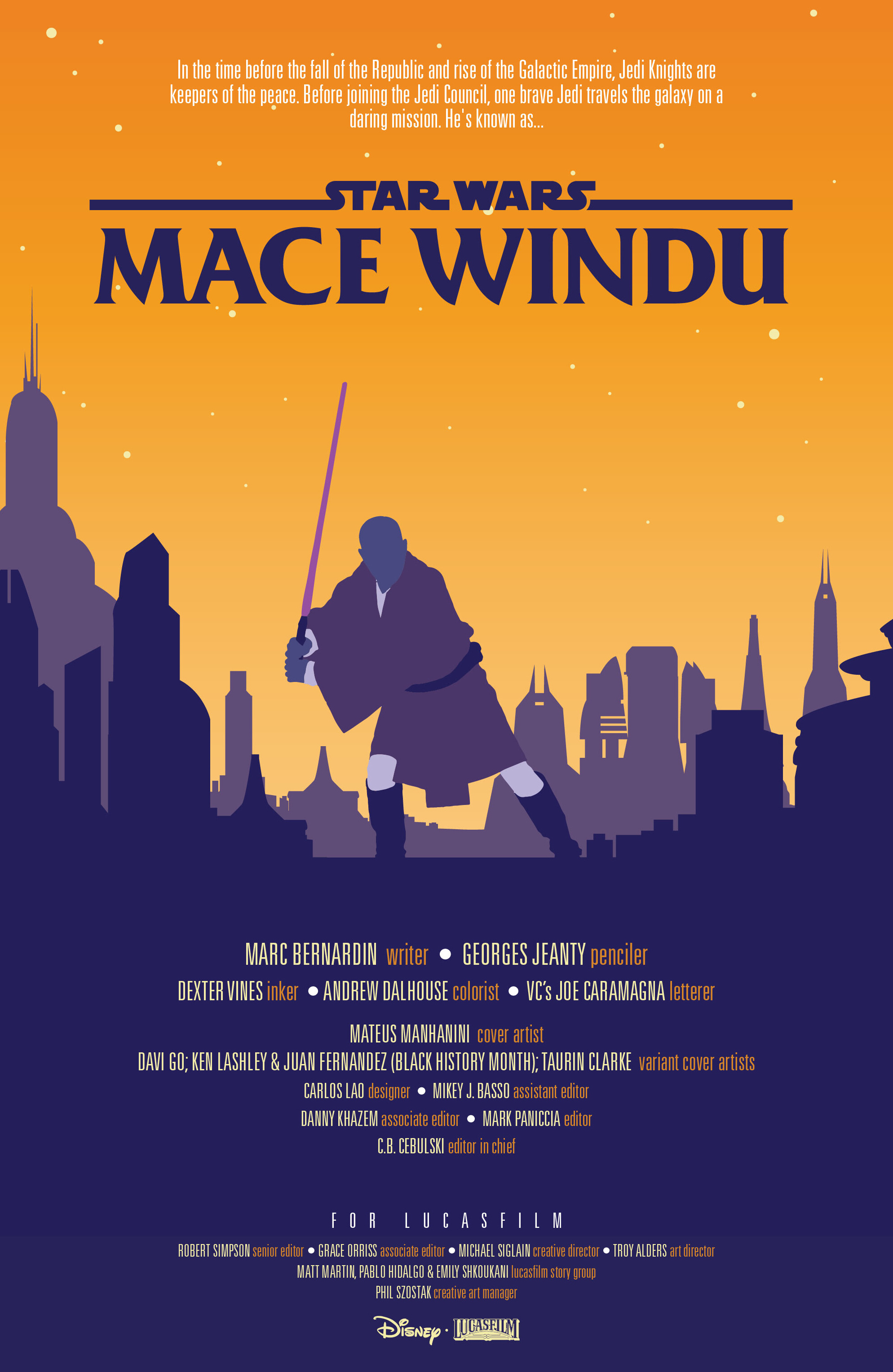 Star Wars: Mace Windu (2024-): Chapter 1 - Page 2