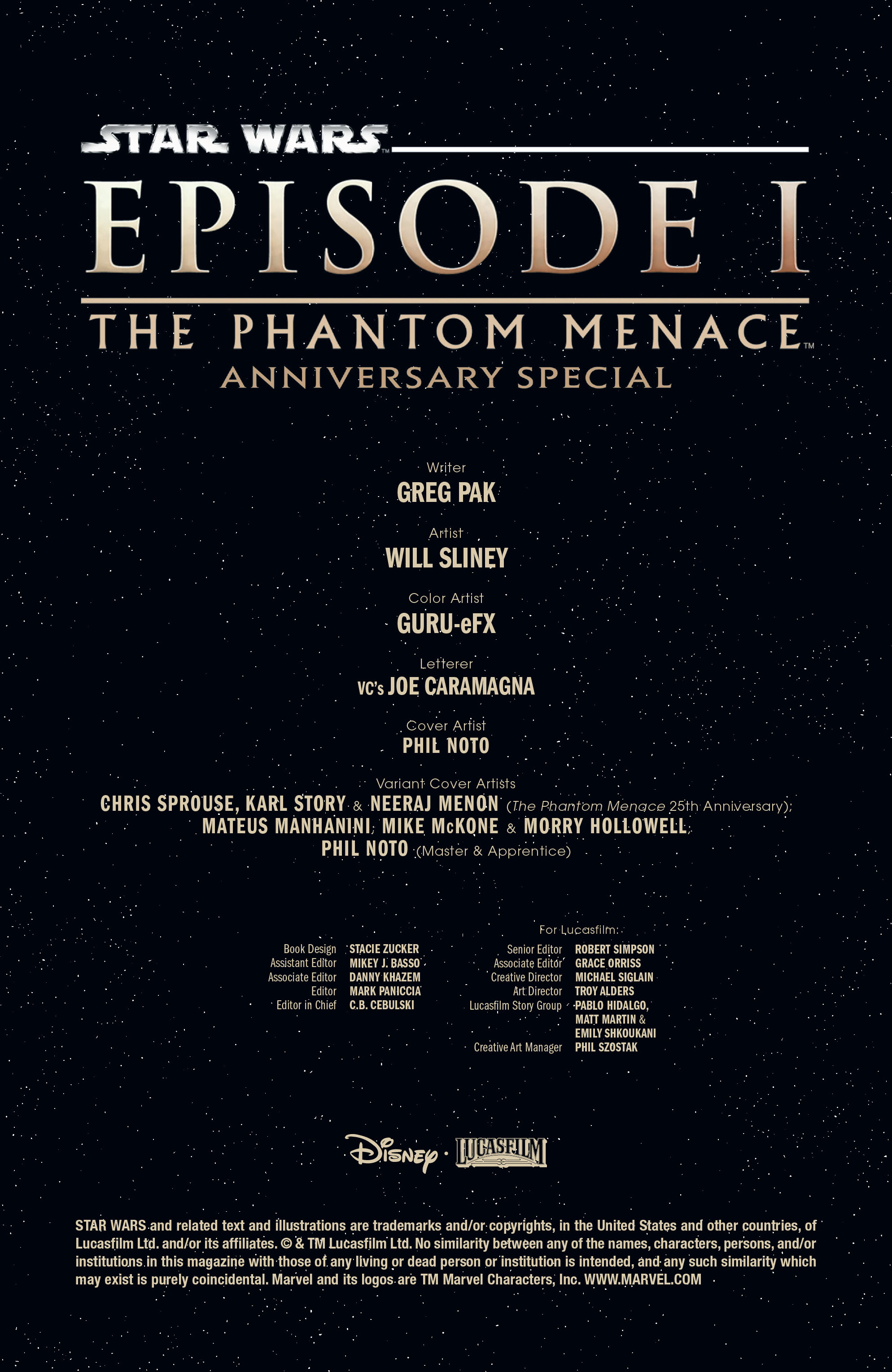 Star Wars: Phantom Menace 25th Anniversary Special (2024) issue 1 - Page 2