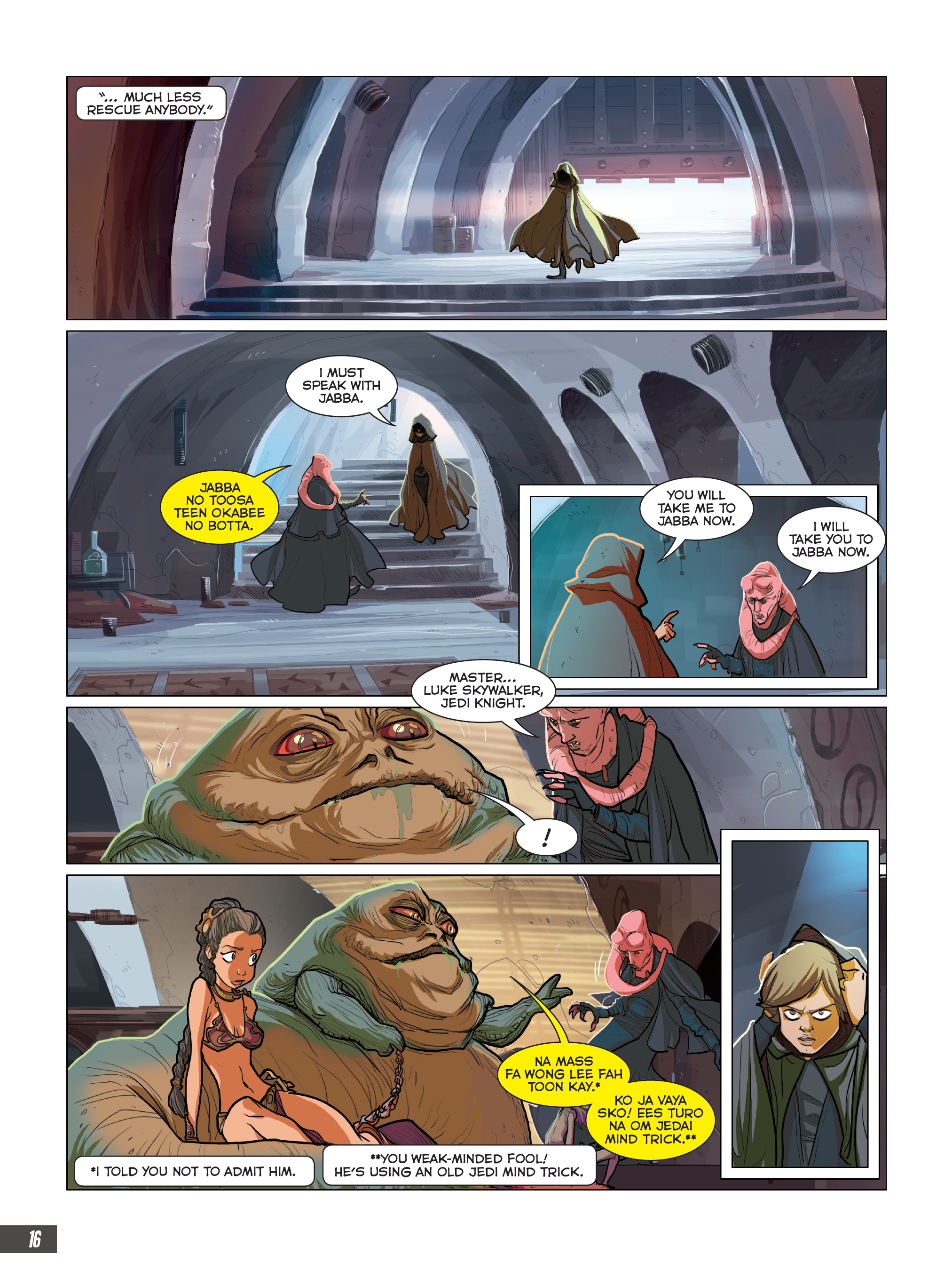 Star Wars Return Of The Jedi Graphic Novel Adaptation Chapter