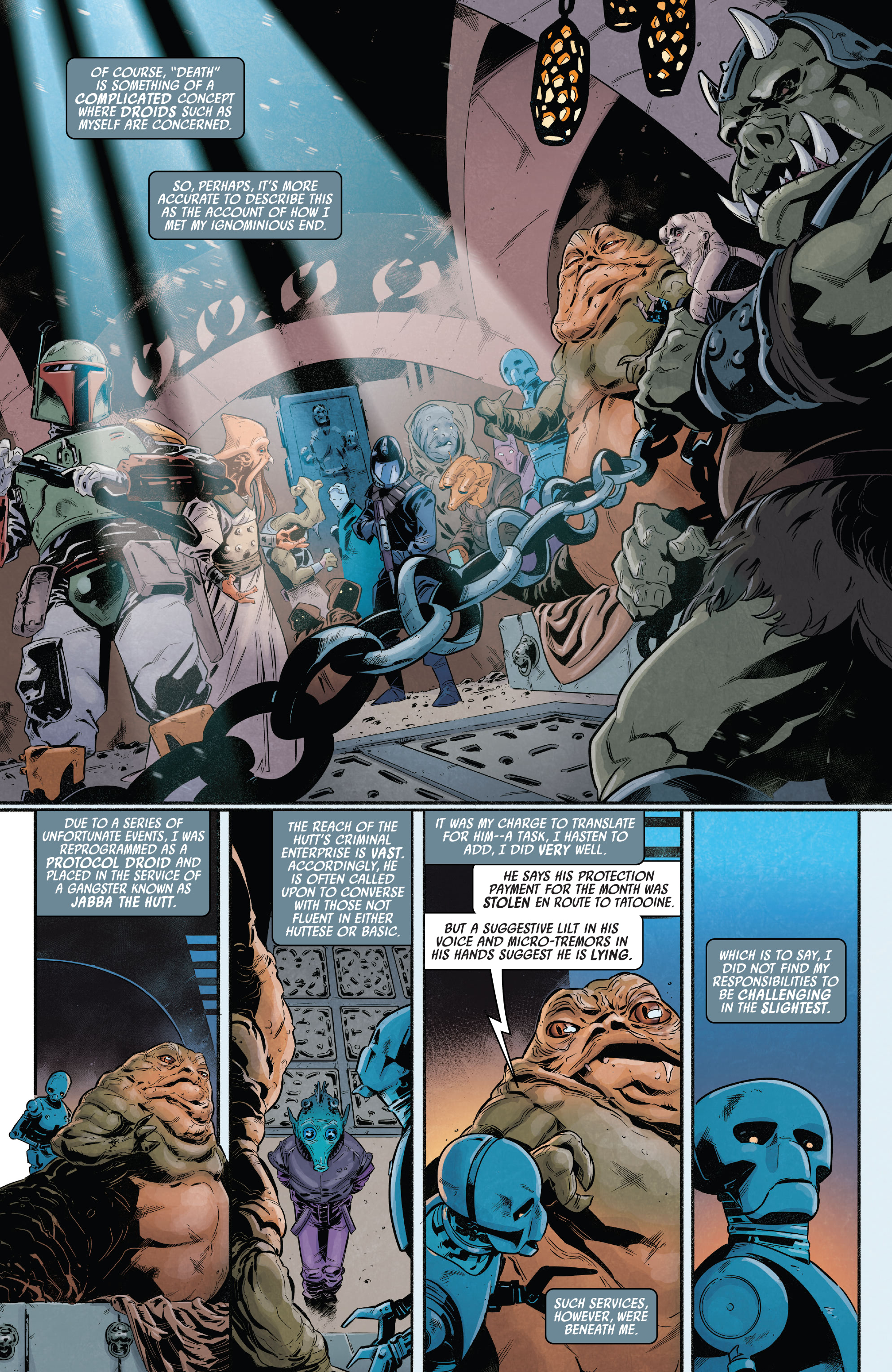 Star Wars: Return of the Jedi – Jabba's Palace (2023-) issue 1 - Page 4