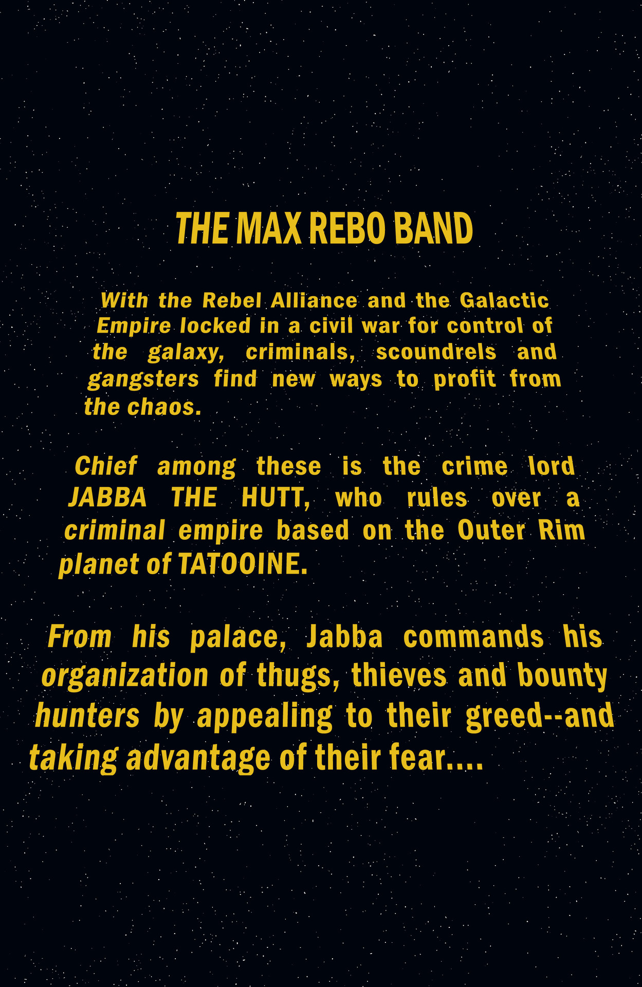 Star Wars: Return of the Jedi – Max Rebo (2023-): Chapter 1 - Page 2