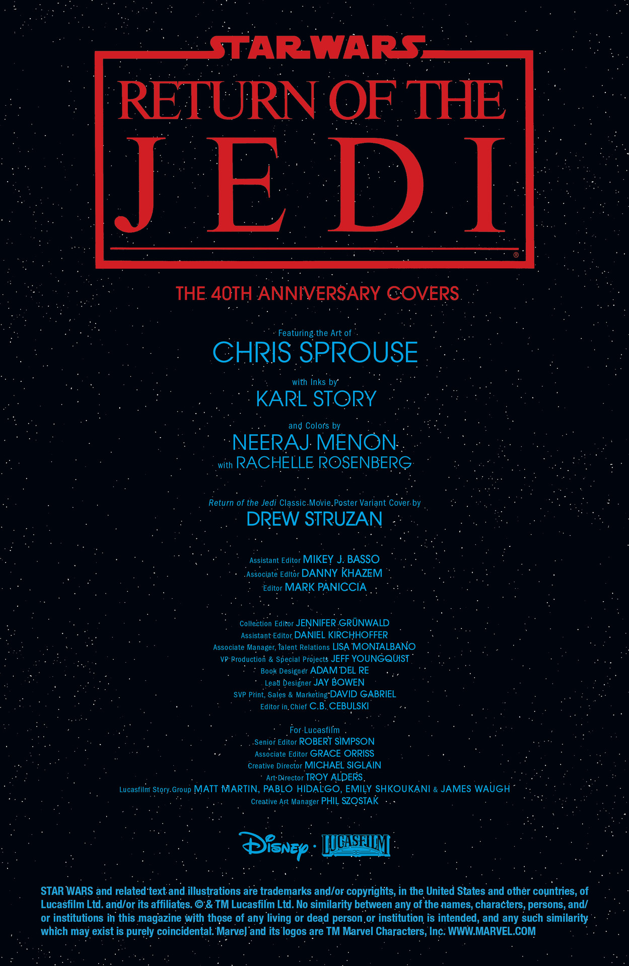 Star Wars: Return of the Jedi - The 40th Anniversary Covers (2023) issue 1 - Page 2