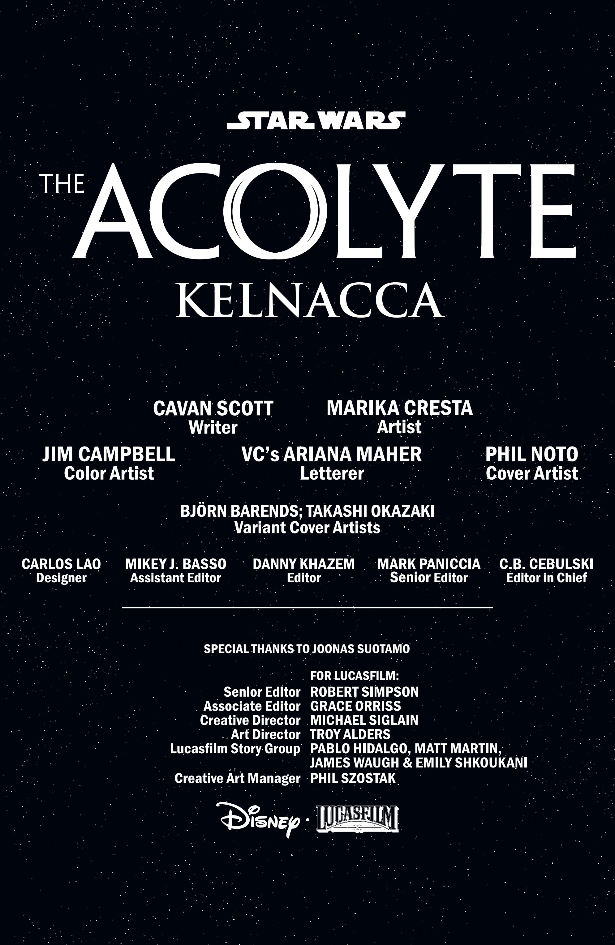 Star Wars: The Acolyte - Kelnacca (2024-) issue 1 - Page 2