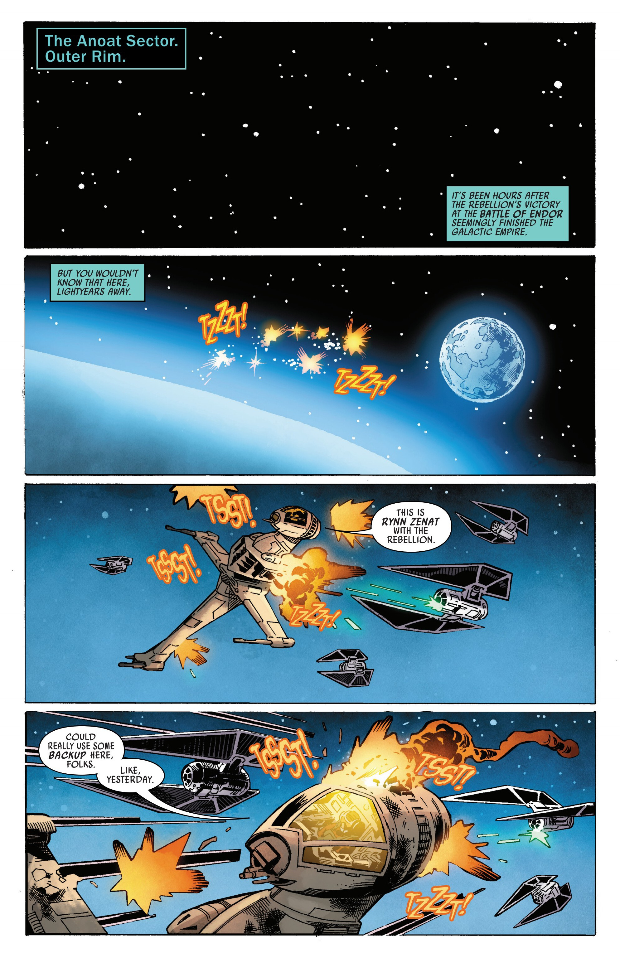 Star Wars: The Battle of Jakku - Insurgency Rising (2024-) issue 1 - Page 2