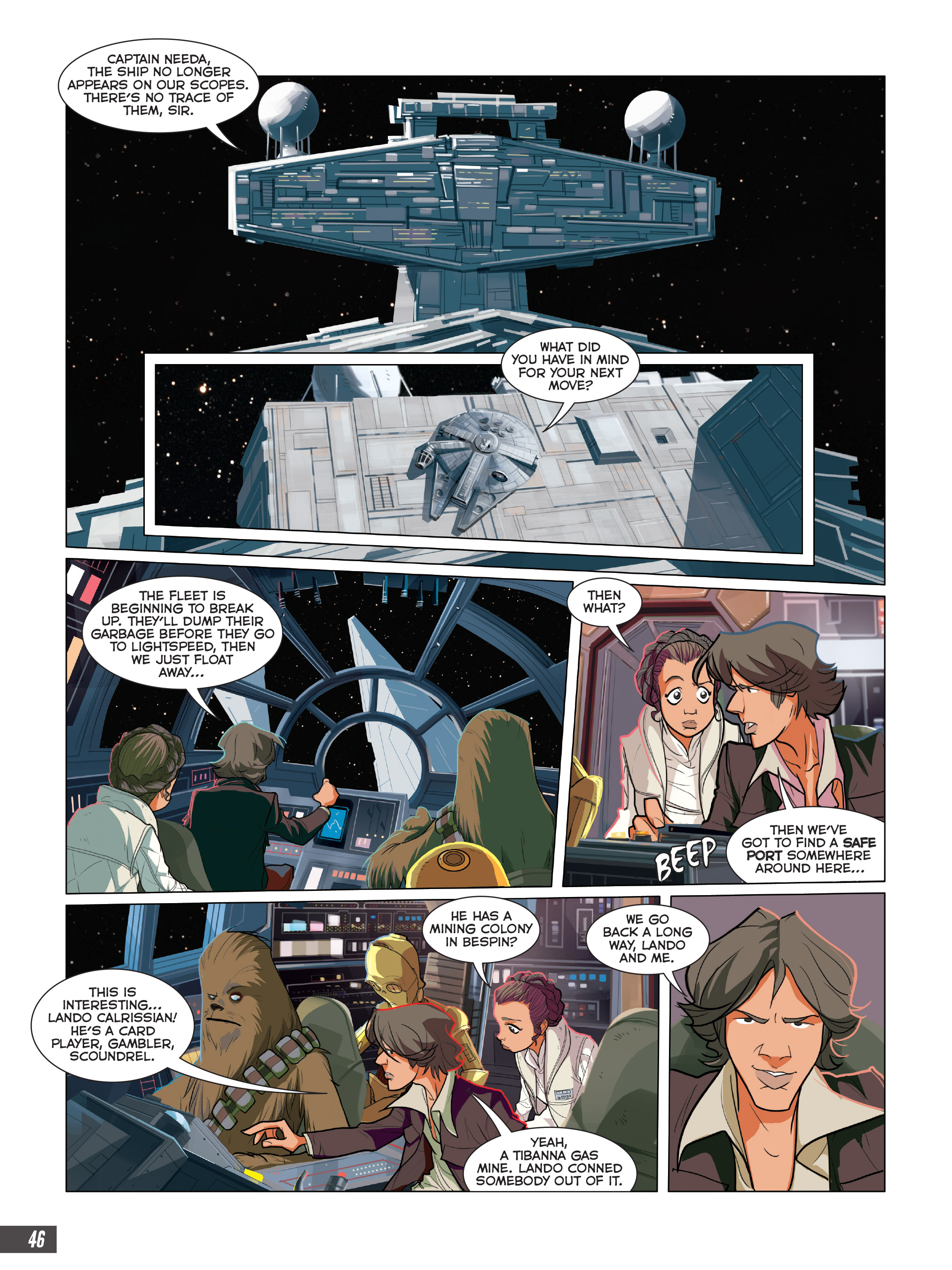 Star Wars: The Empire Strikes Back Graphic Novel Adaptation (2019) issue 1 - Page 45