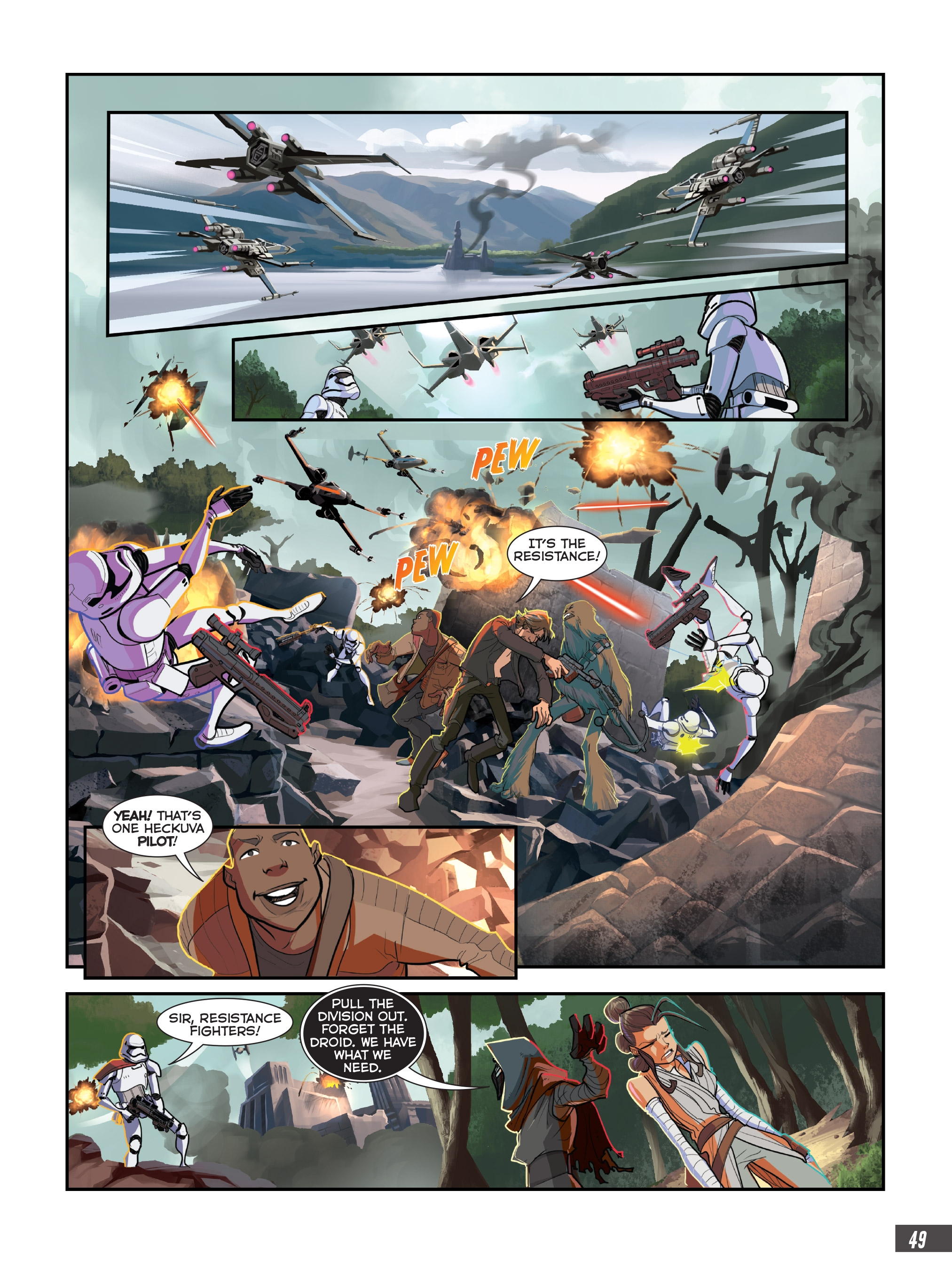 Star Wars: The Force Awakens Graphic Novel Adaptation (2017) issue 1 - Page 48