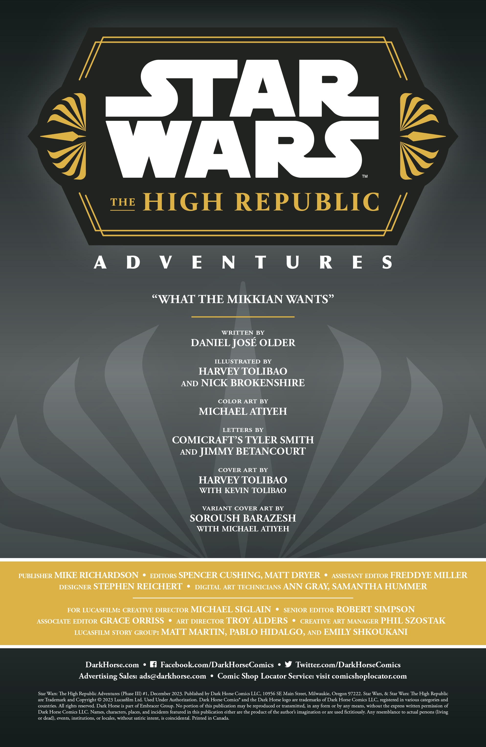 Star Wars: The High Republic Adventures (2023-) issue 1 - Page 2