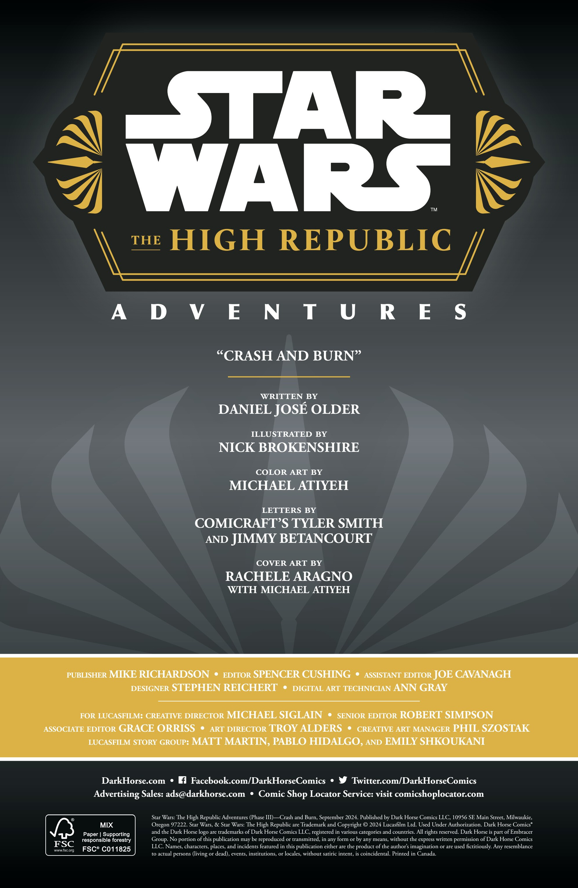 Star Wars: The High Republic Adventures - Crash and Burn (2024-) issue 1 - Page 2