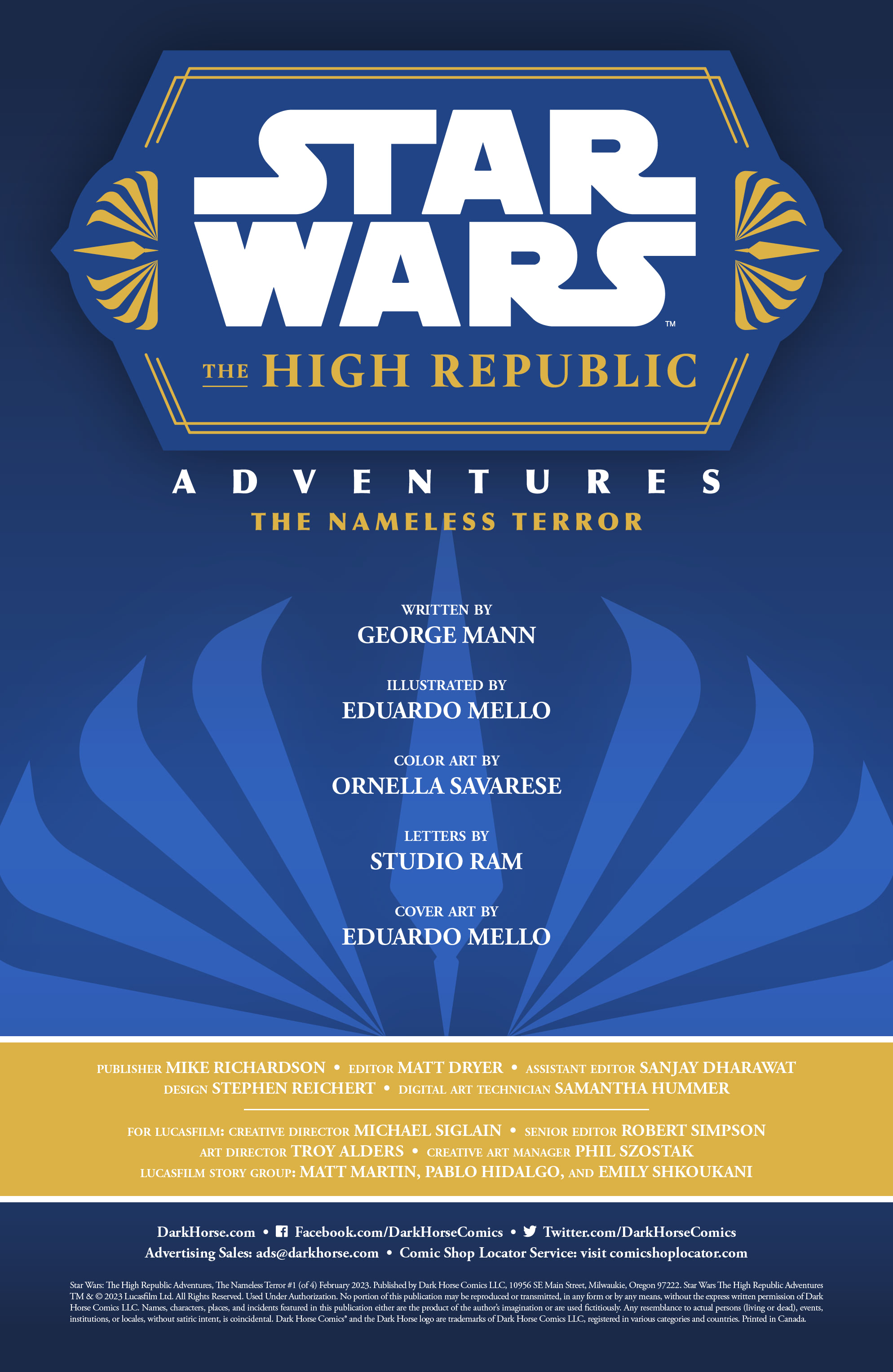 Star Wars: The High Republic Adventures - The Nameless Terror (2023-): Chapter 1 - Page 2