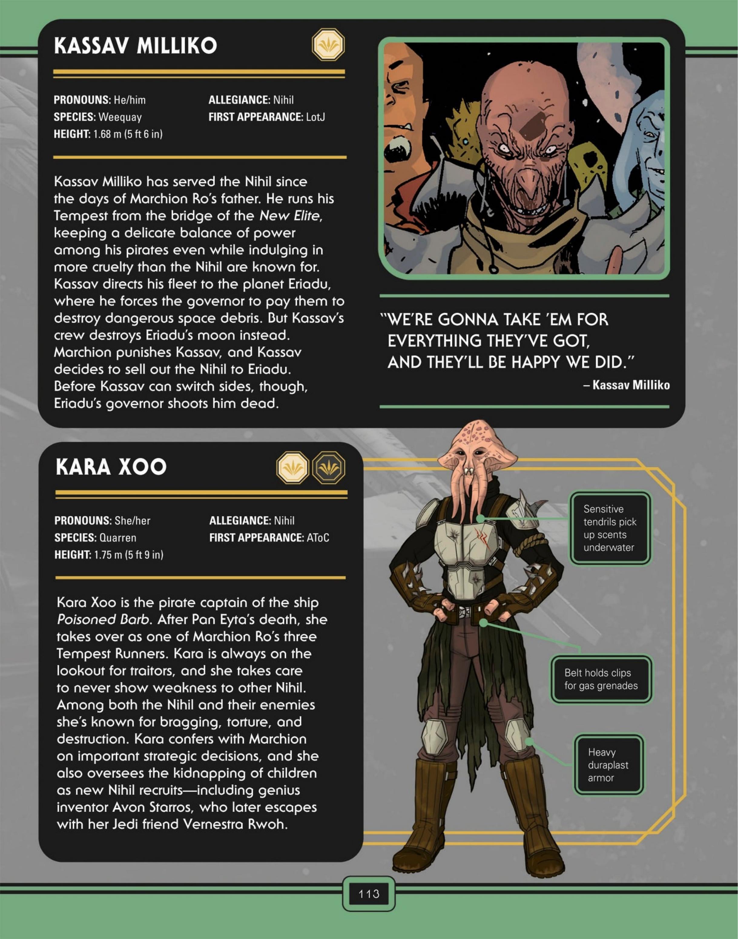 Star Wars: The High Republic Character Encyclopedia (2023) issue 1 - Page 115