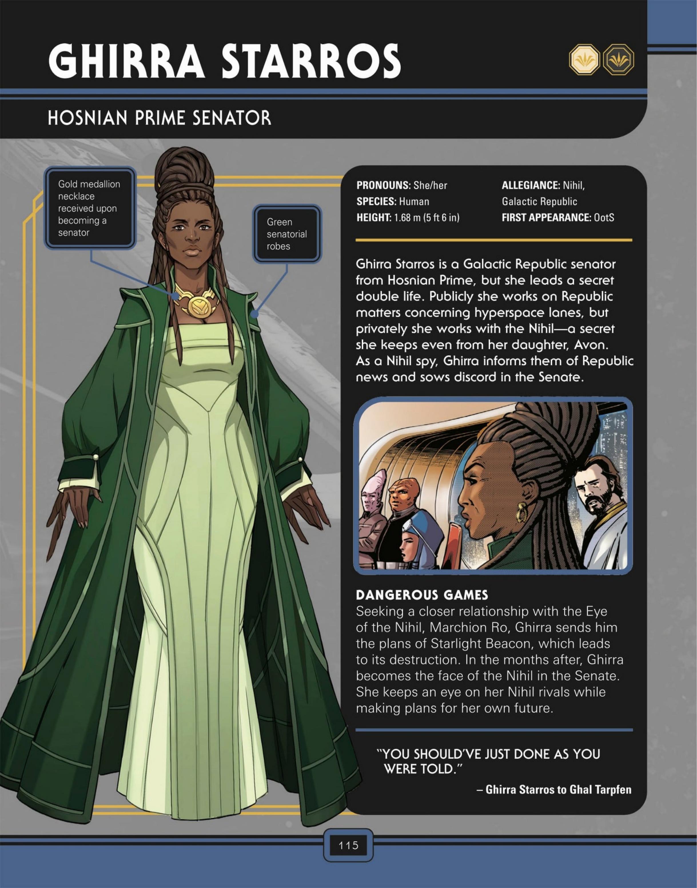 Star Wars: The High Republic Character Encyclopedia (2023) issue 1 - Page 117