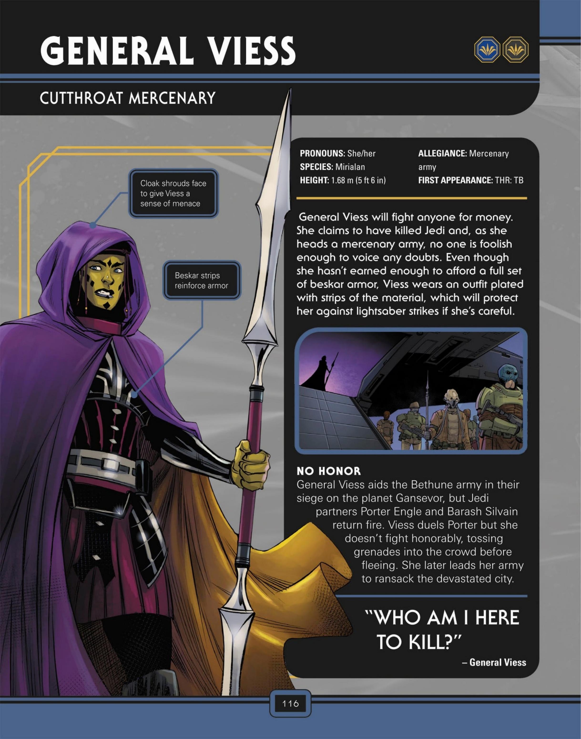 Star Wars: The High Republic Character Encyclopedia (2023) issue 1 - Page 118