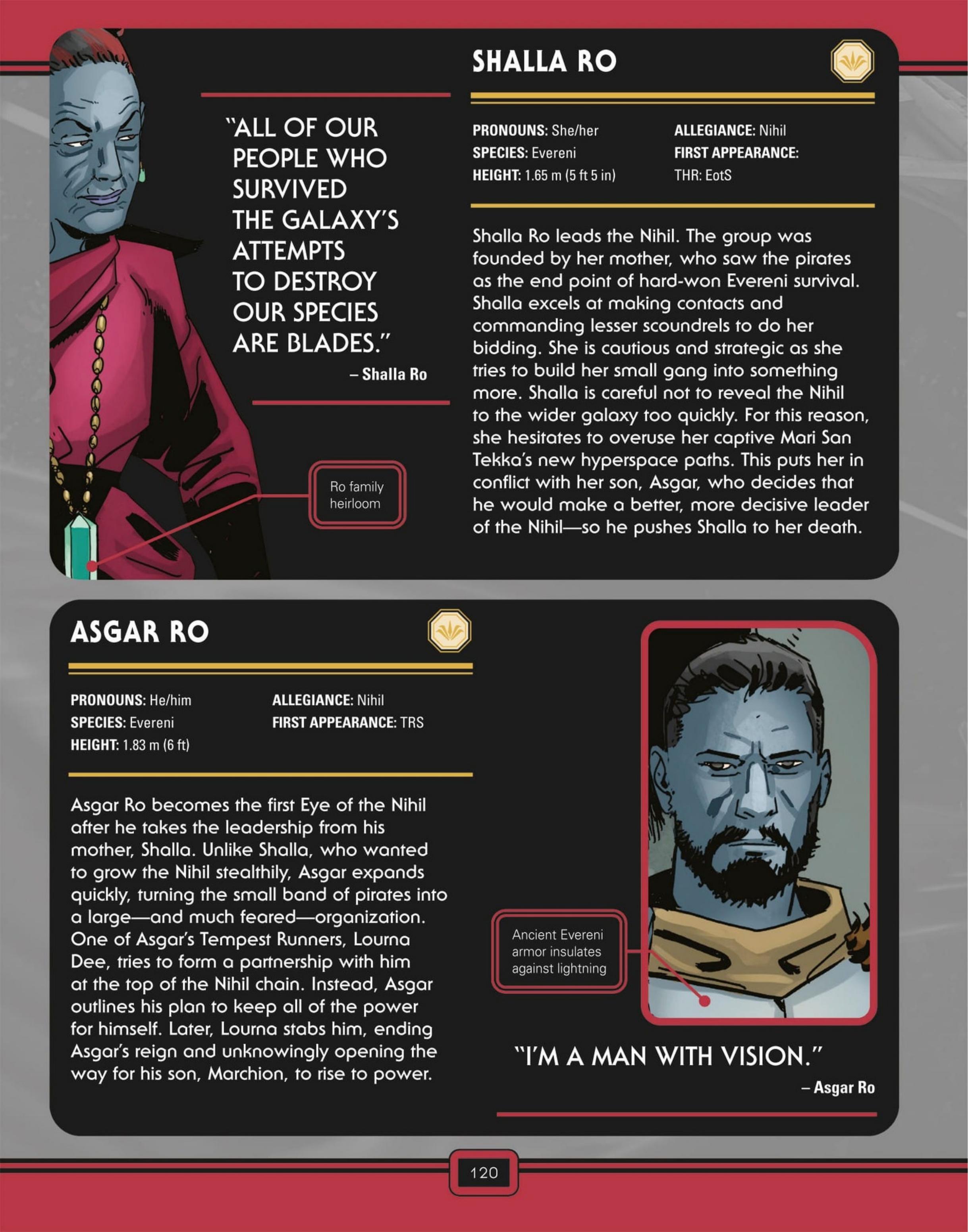 Star Wars: The High Republic Character Encyclopedia (2023) issue 1 - Page 122