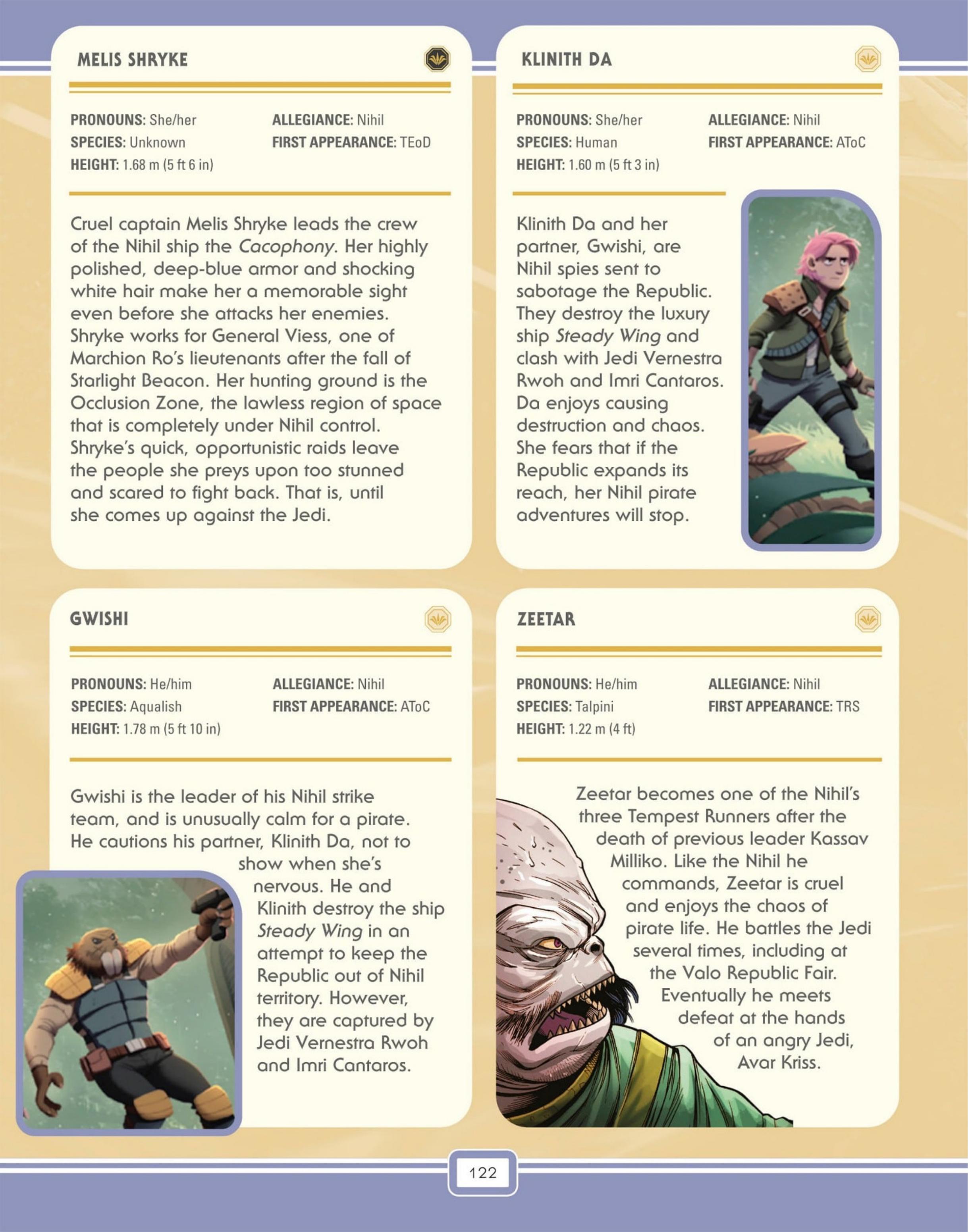 Star Wars: The High Republic Character Encyclopedia (2023) issue 1 - Page 124