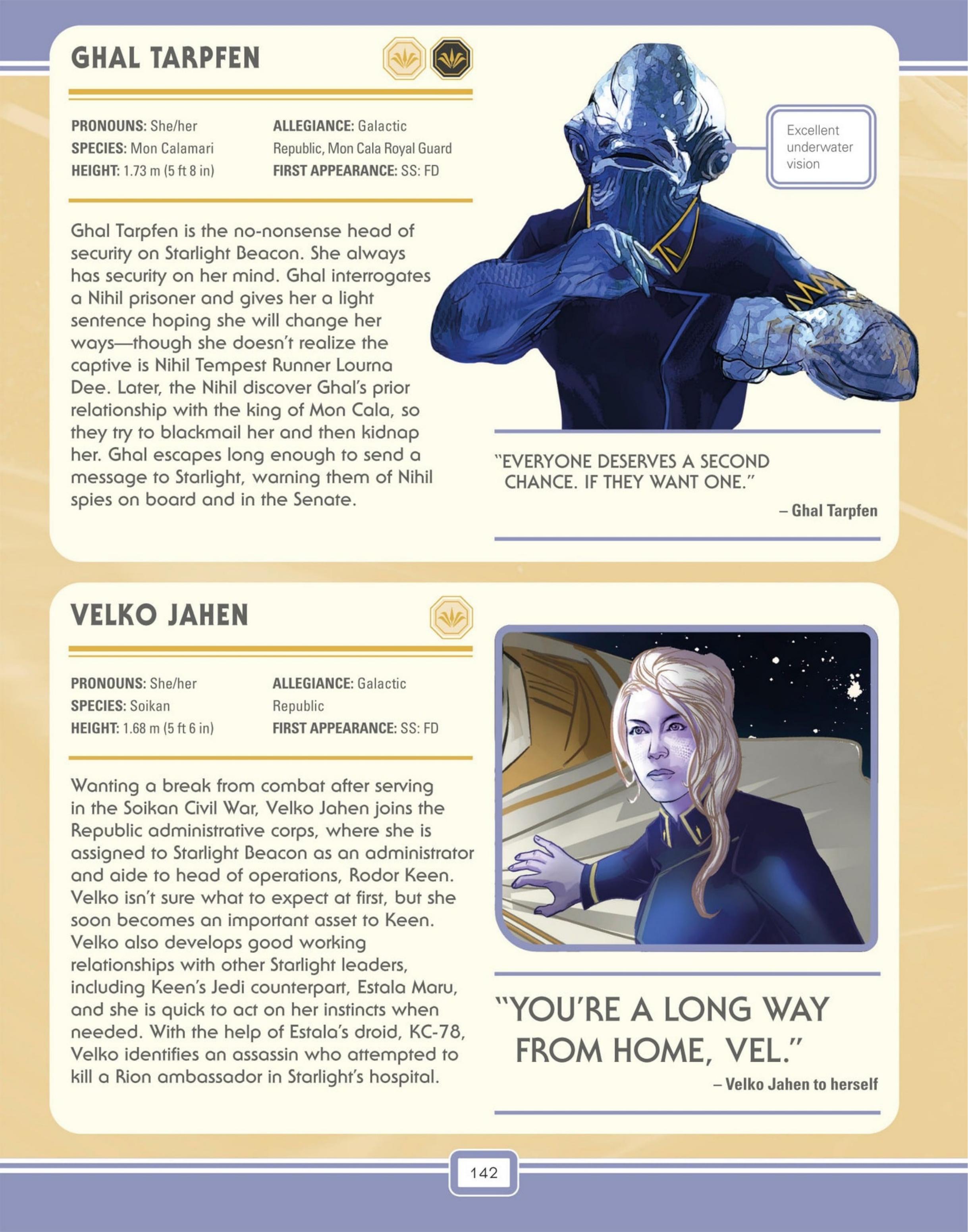 Star Wars: The High Republic Character Encyclopedia (2023) issue 1 - Page 144