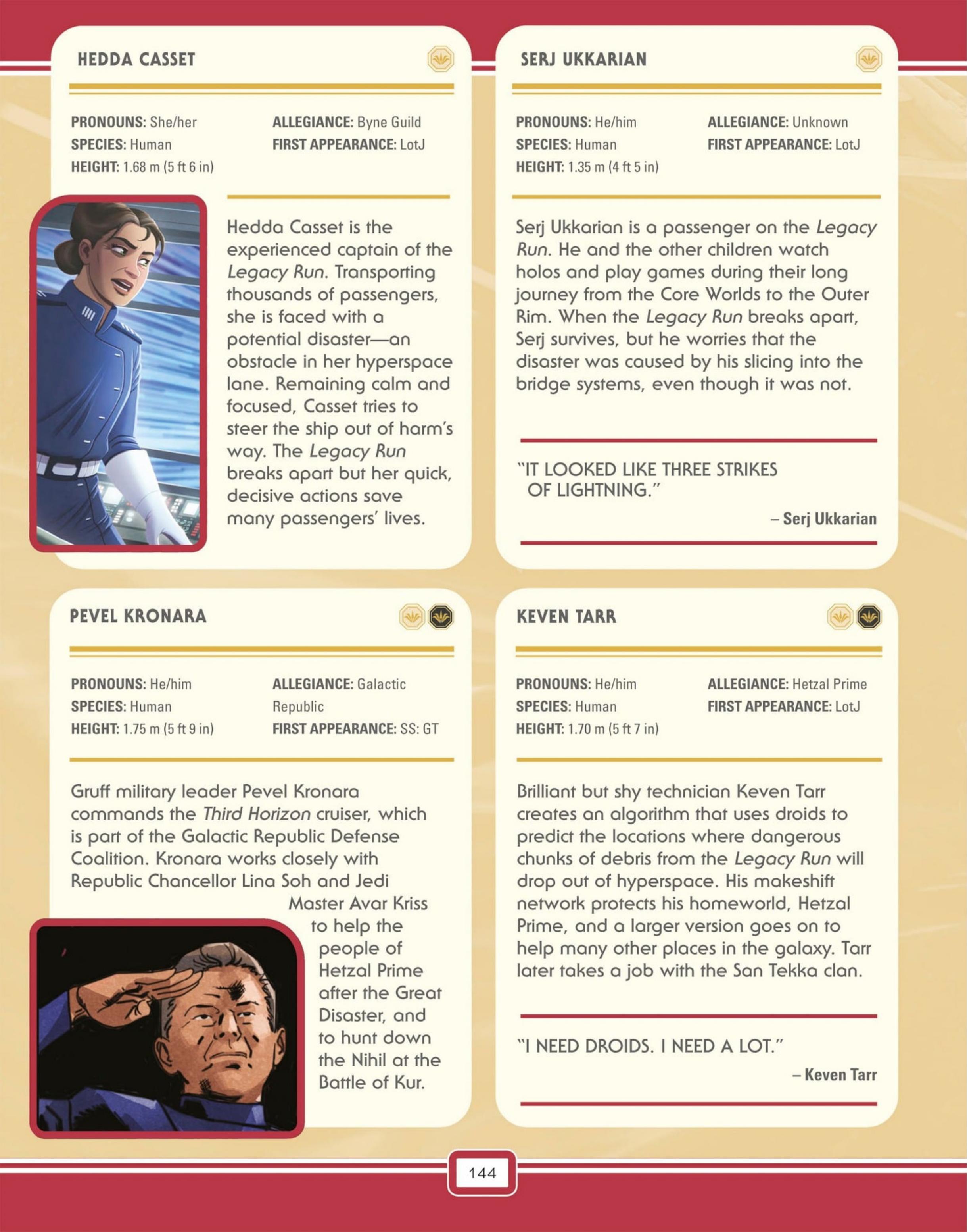 Star Wars: The High Republic Character Encyclopedia (2023) issue 1 - Page 146