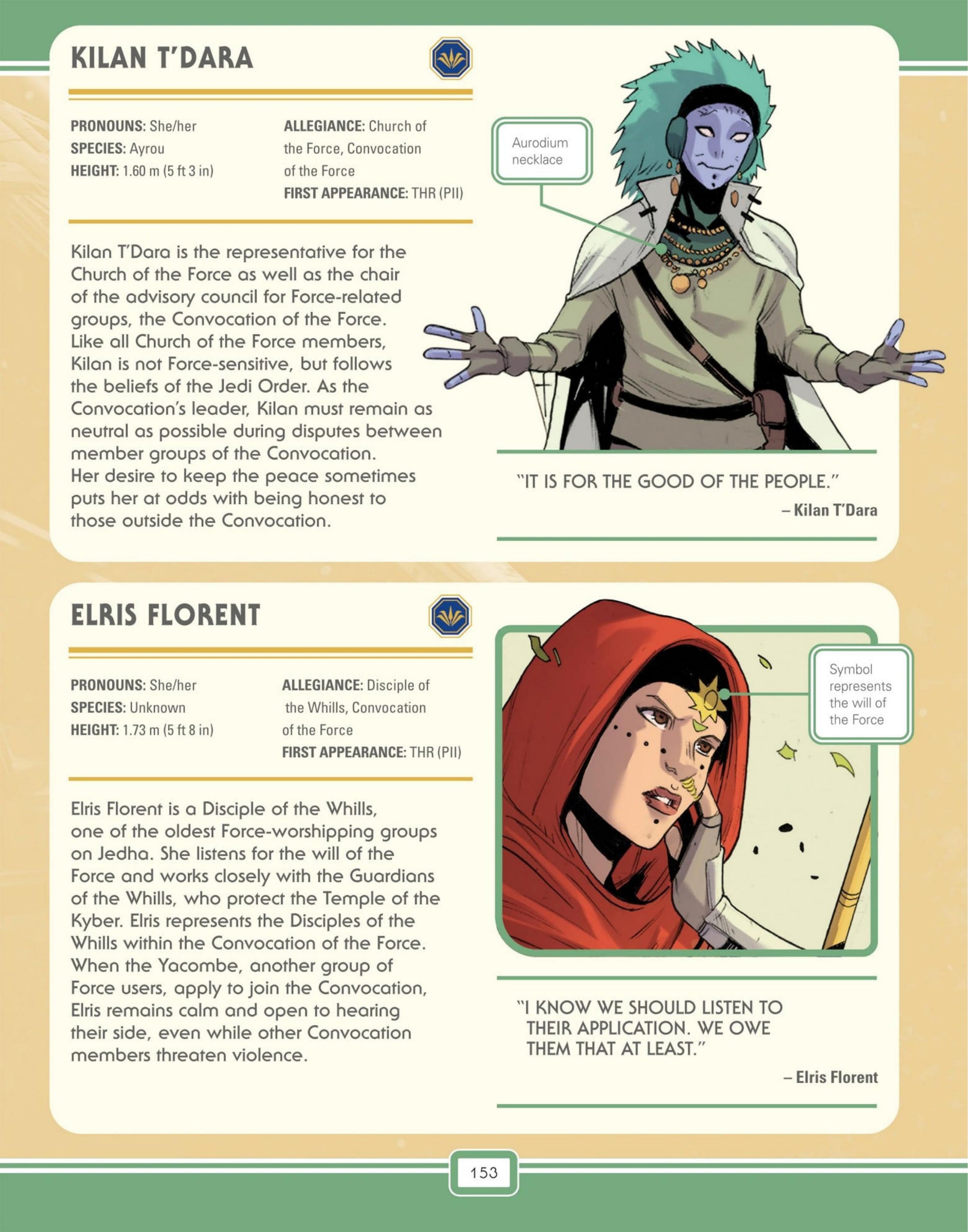 Star Wars: The High Republic Character Encyclopedia (2023) issue 1 - Page 155