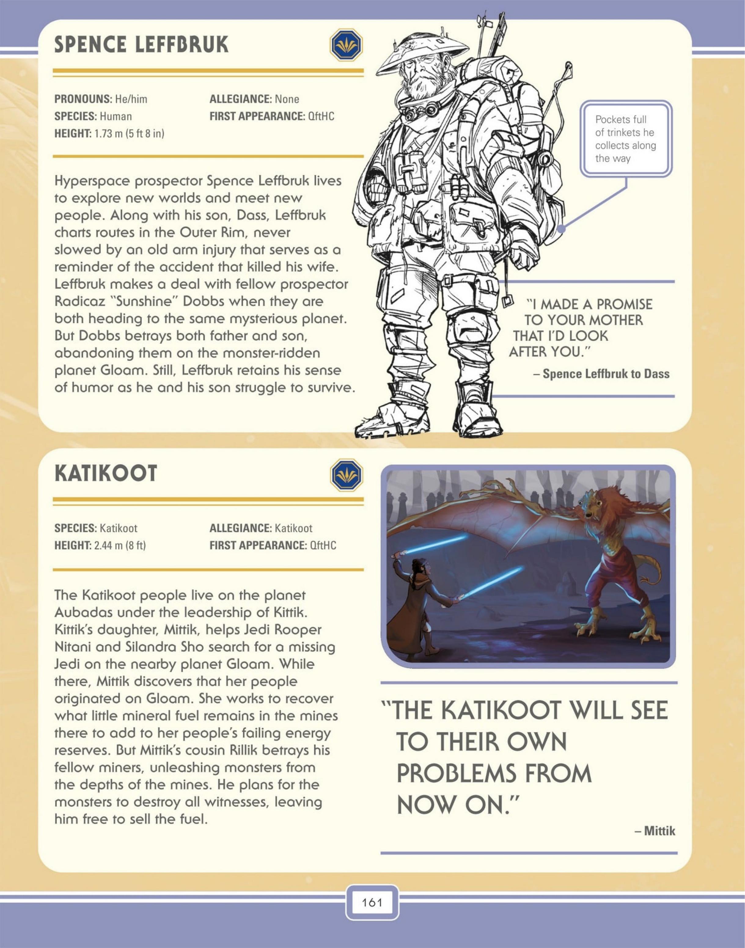 Star Wars: The High Republic Character Encyclopedia (2023) issue 1 - Page 163