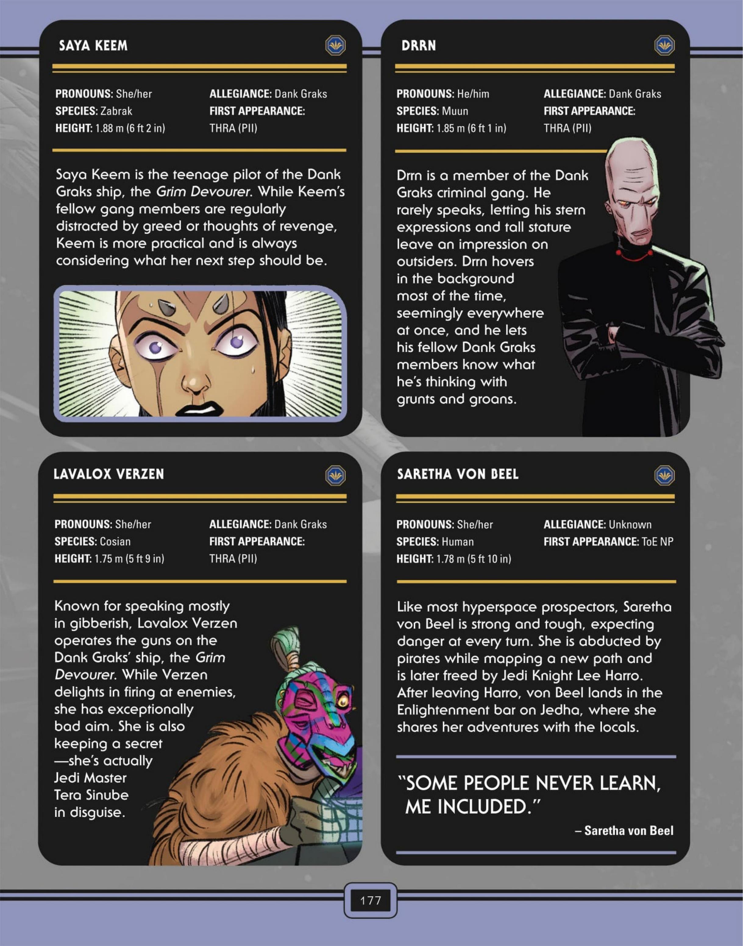 Star Wars: The High Republic Character Encyclopedia (2023) issue 1 - Page 179