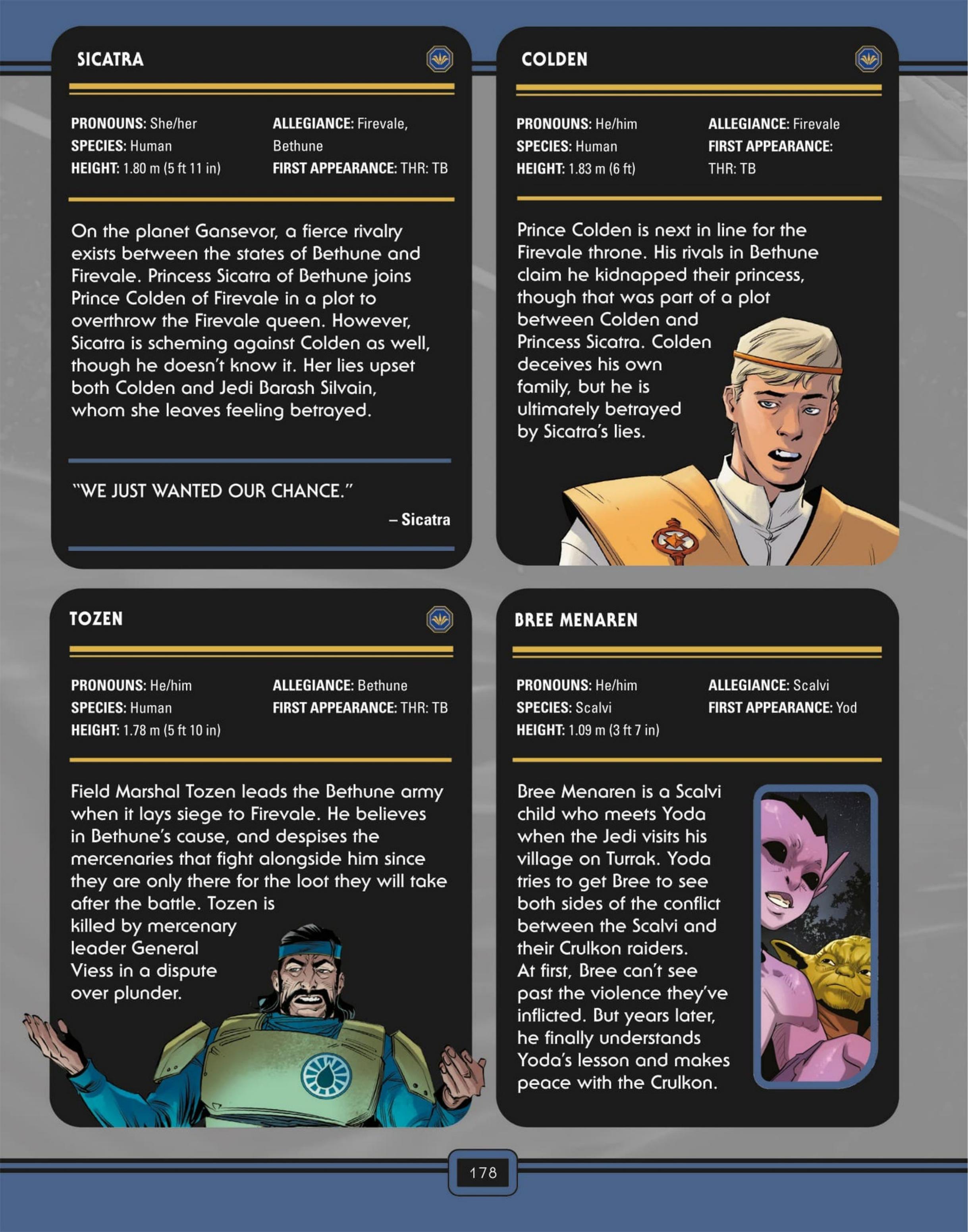 Star Wars: The High Republic Character Encyclopedia (2023) issue 1 - Page 180