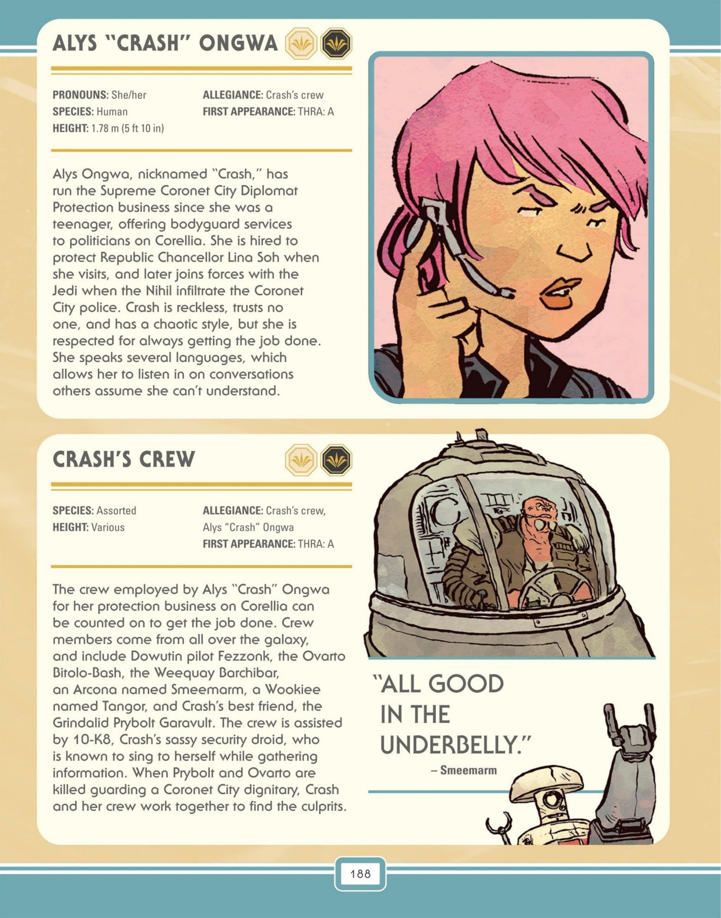 Star Wars: The High Republic Character Encyclopedia (2023) issue 1 - Page 190