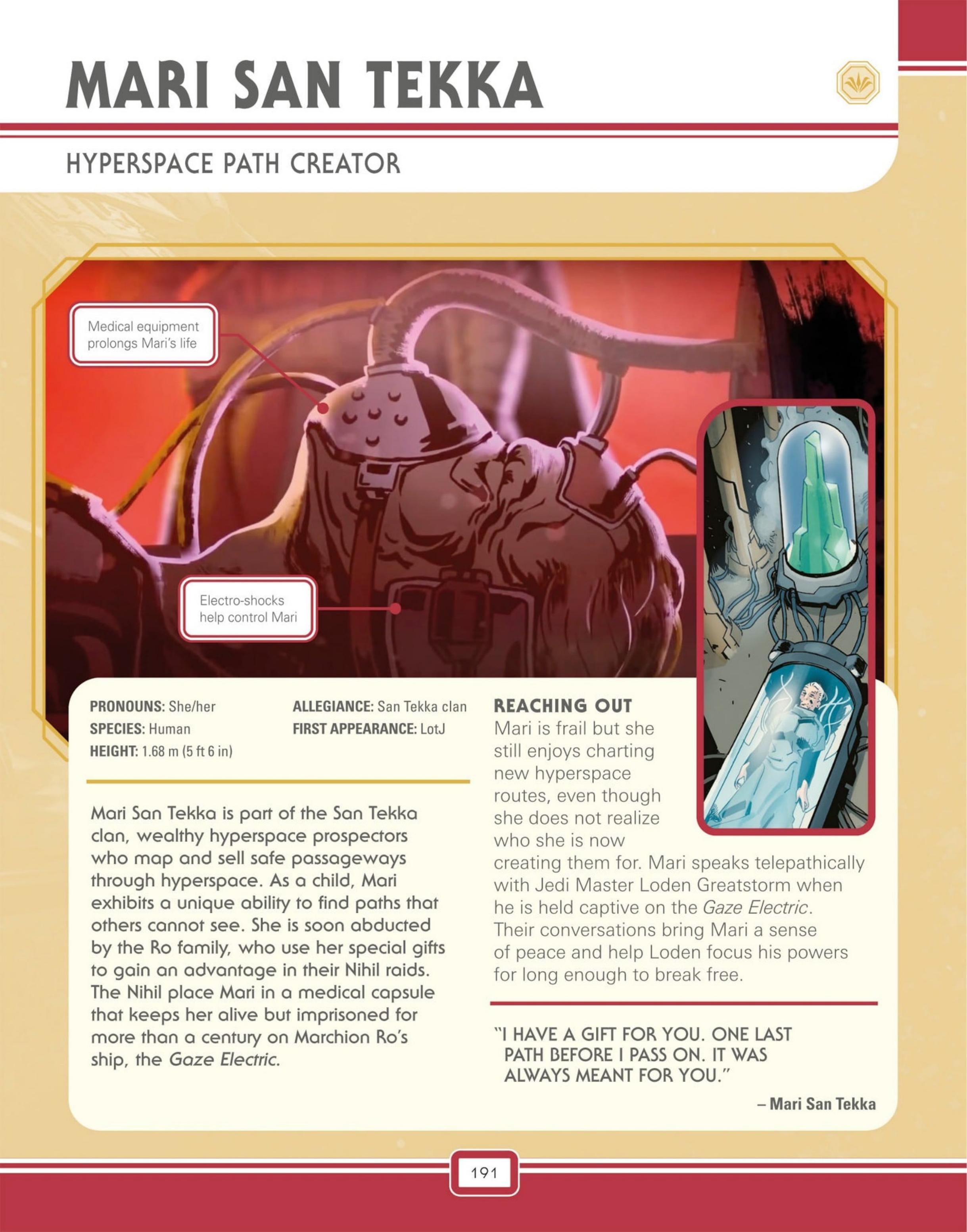 Star Wars: The High Republic Character Encyclopedia (2023) issue 1 - Page 193